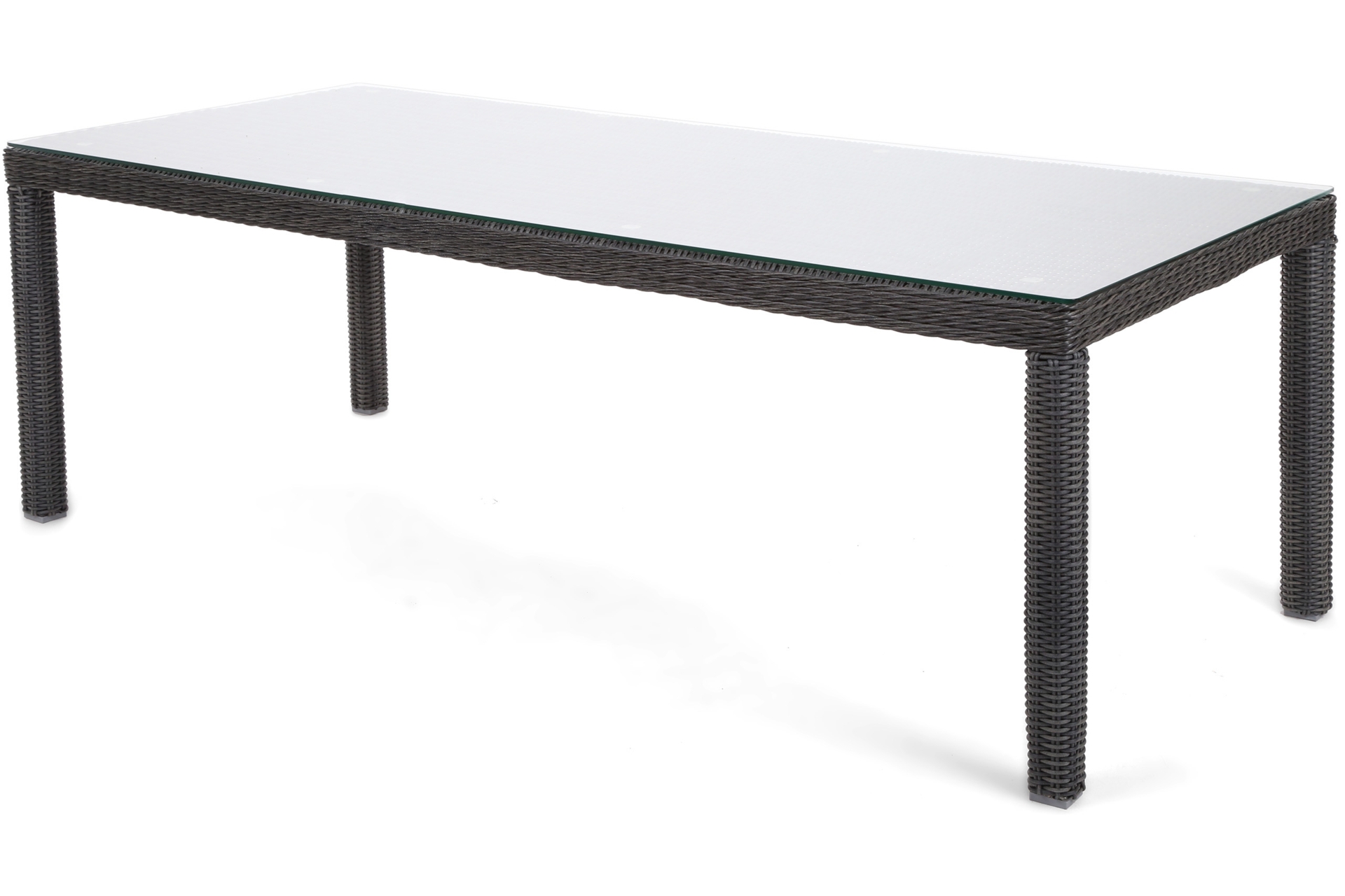 Meble ogrodowe technorattanowe Bristol 230 cm Grey / Grey Melange 8+1