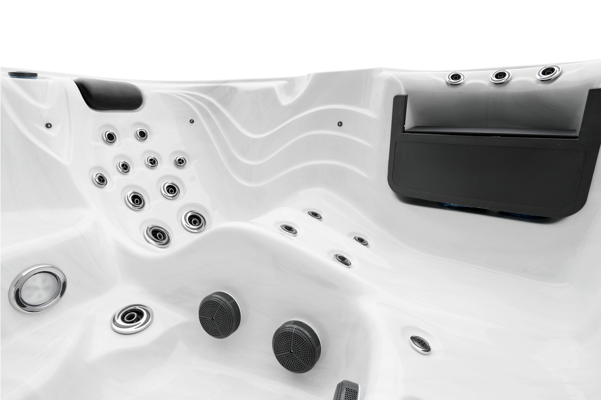 Basen ogrodowy z przeciwprądem i hydromasażem Hanscraft Valhalla 580 x 230 cm - całoroczny - 66 dyszy Basen ogrodowy z przeciwprądem i hydromasażem Hanscraft Valhalla 580 x 230 cm