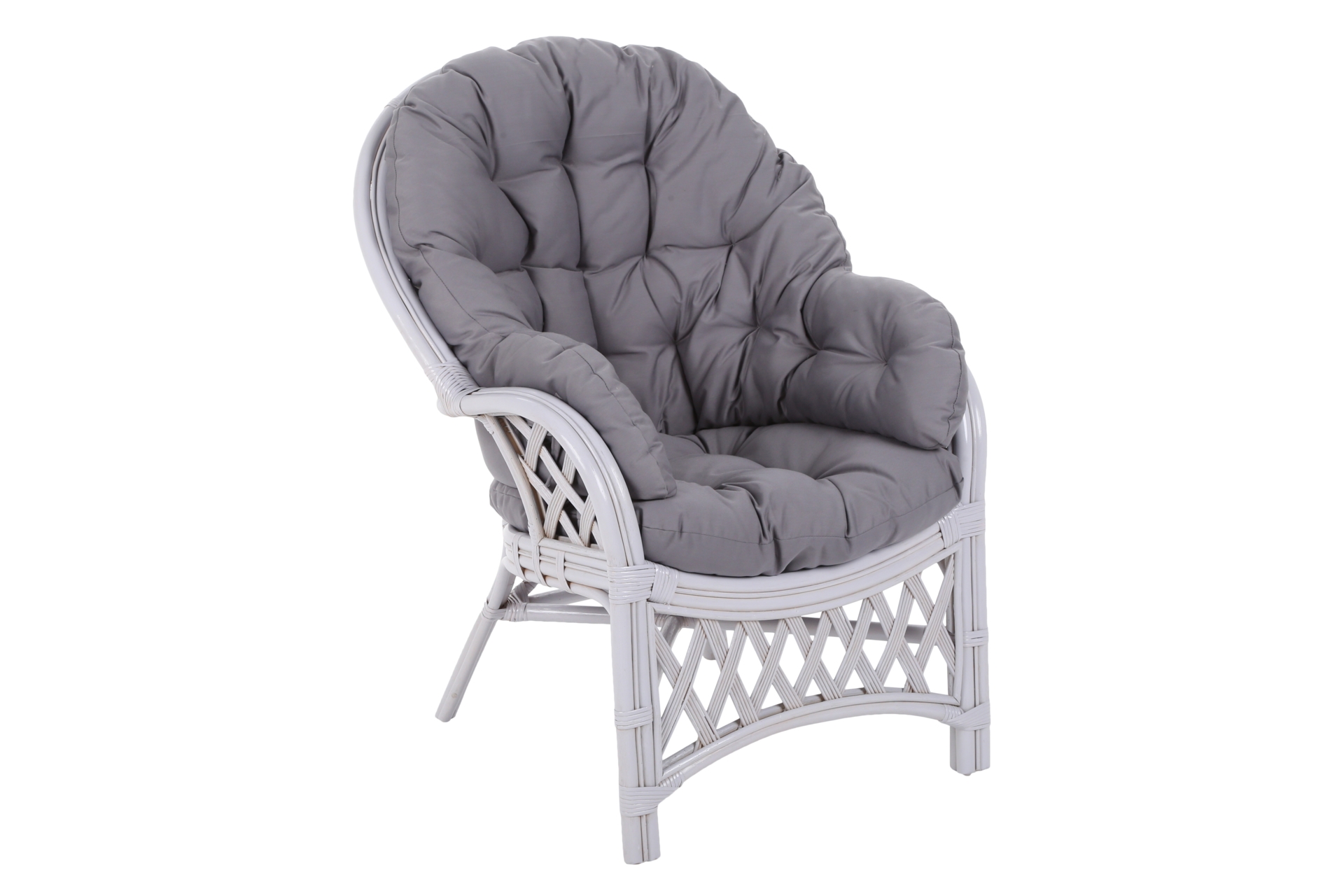 Meble ogrodowe rattanowe Diego Light Grey / Grey 3+1