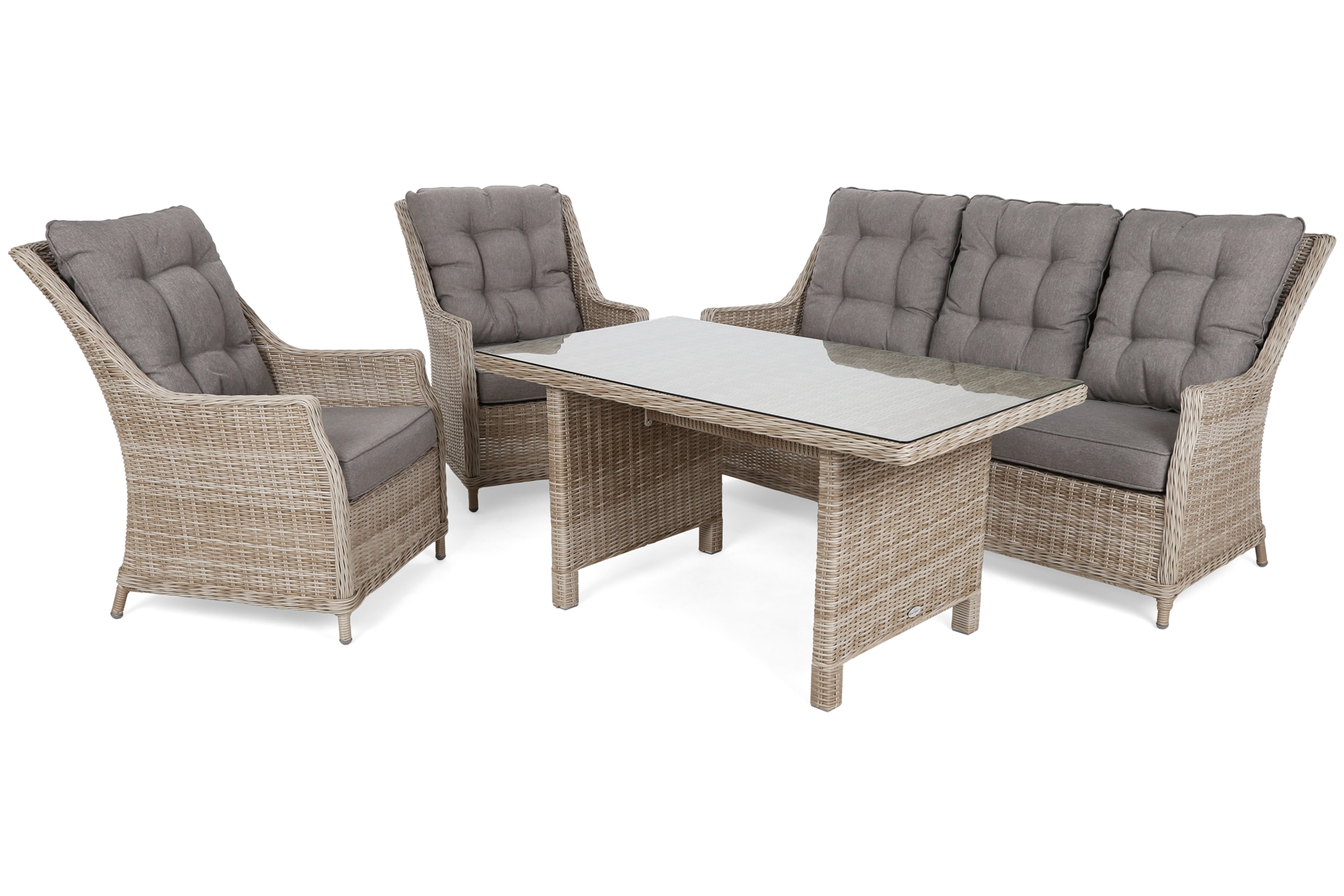 Meble ogrodowe technorattanowe Alicante Beige / Beige Melange