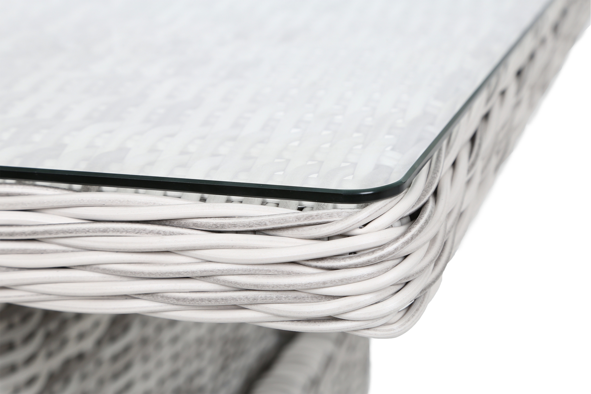 Meble ogrodowe technorattanowe Memfis Light Grey / Grey Melange