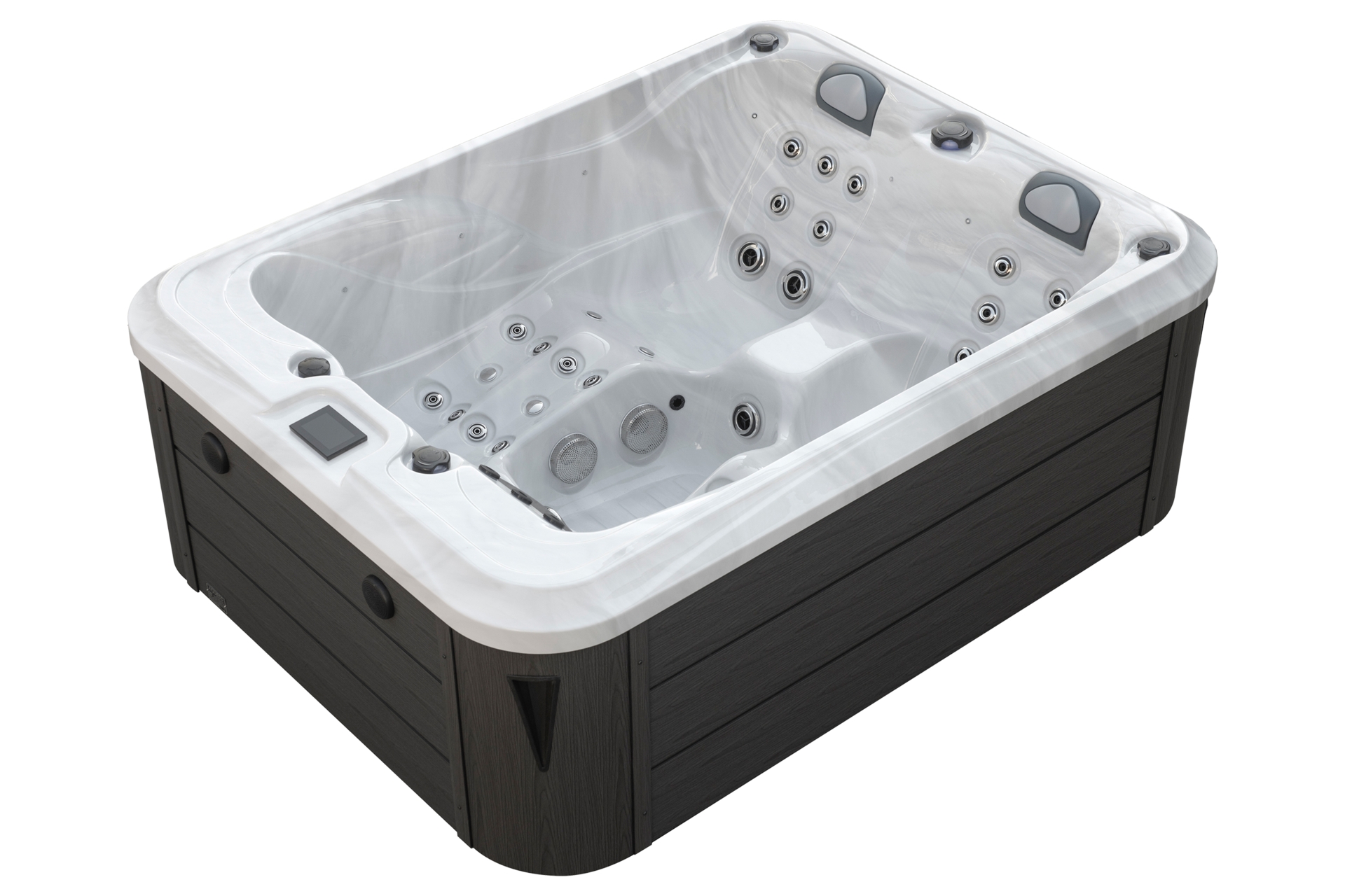 Wanna ogrodowa z hydromasażem Aquess Nevara 2752 3-osobowa