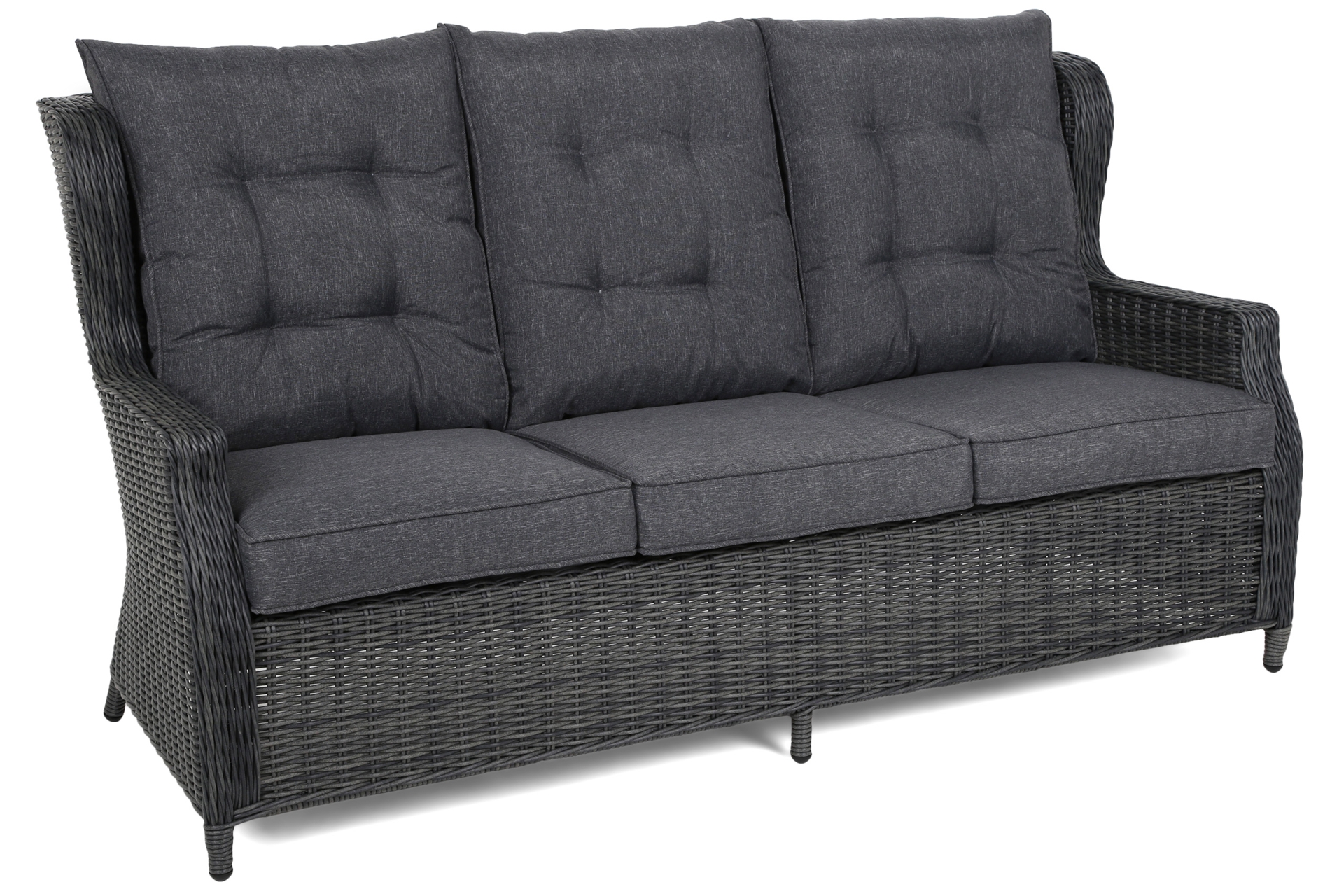 Meble ogrodowe technorattanowe Memfis Grey / Grey Melange