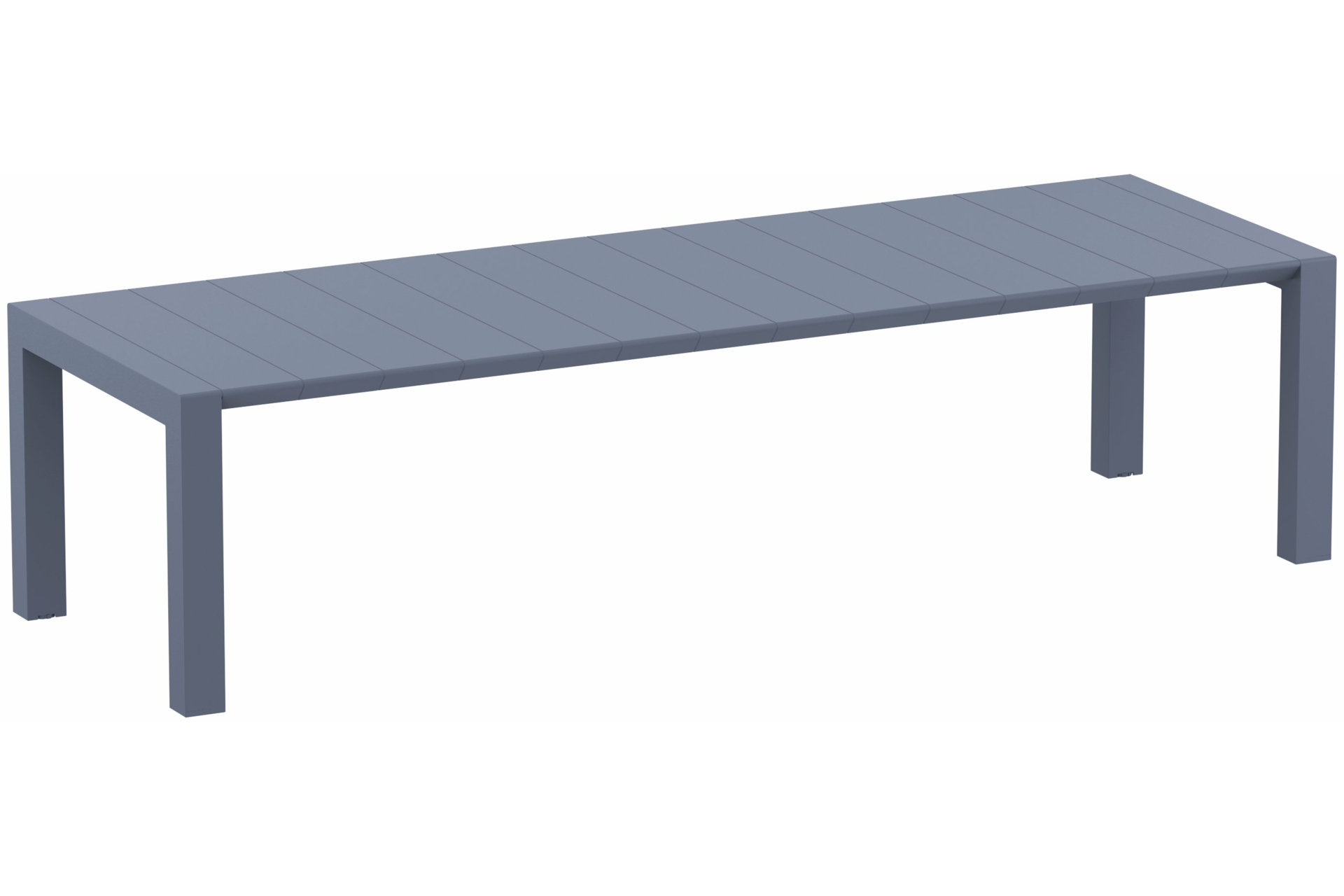 Stół Siesta Vegas 260+40 cm Dark Grey