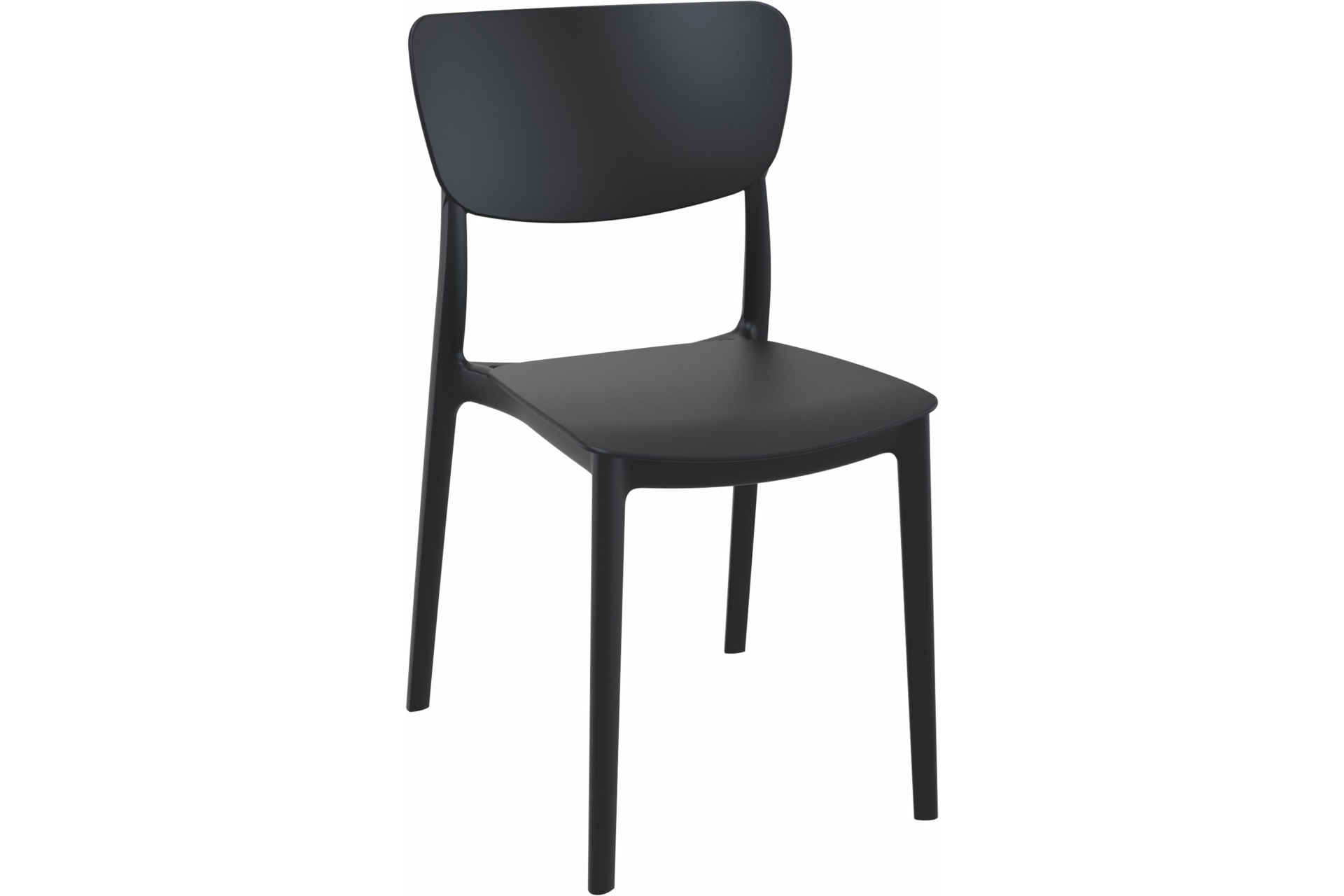 Krzesło Siesta Monna czarne do restauracji Krzesło Siesta Monna Black