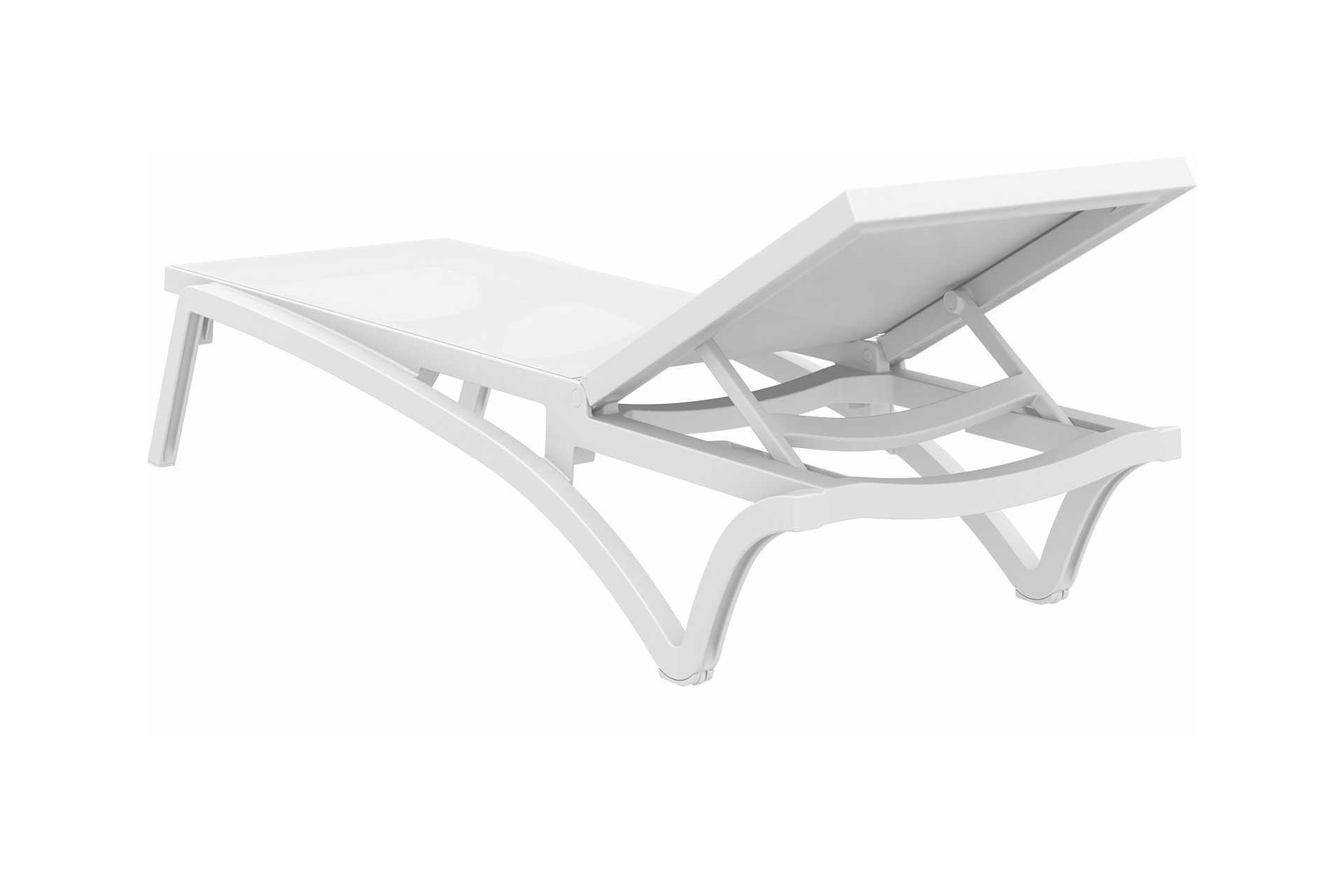 Leżak ogrodowy Siesta Pacific White / White