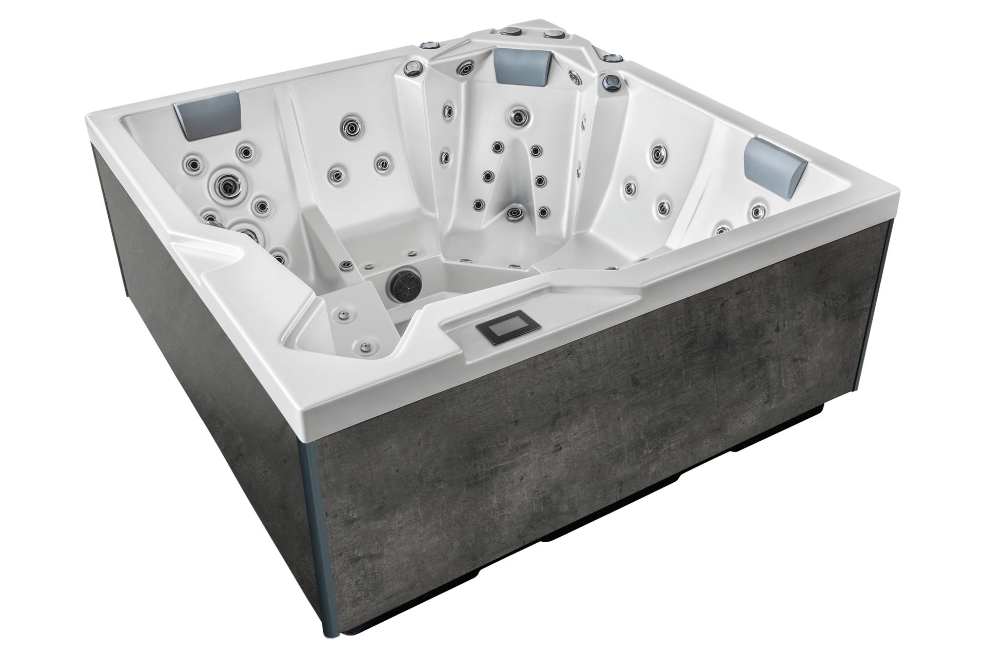 Wanna ogrodowa z hydromasażem Hanscraft Onyx Oka4