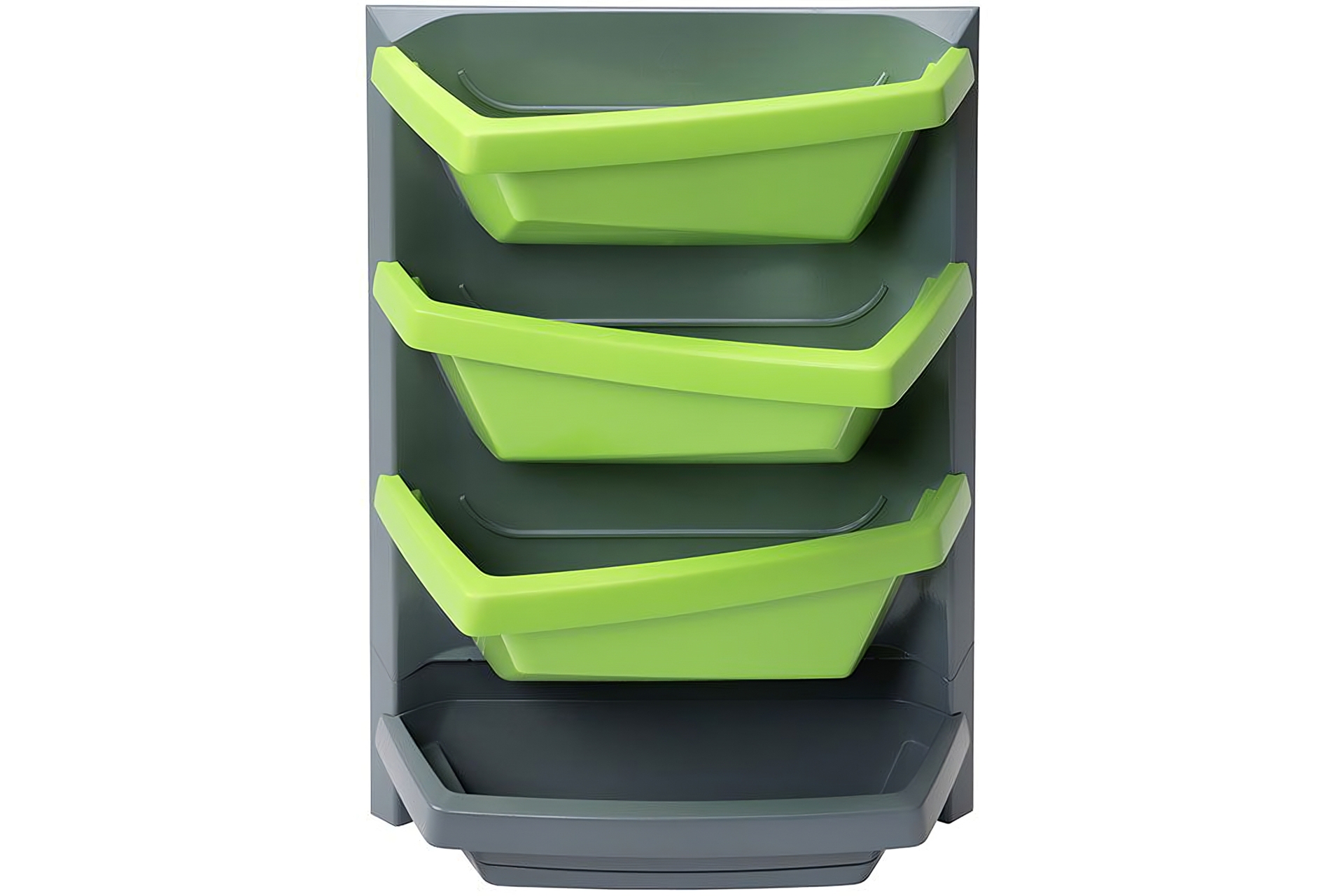 Doniczki wertykalne Juwel Vertical Garden tytanowy / limonkowy