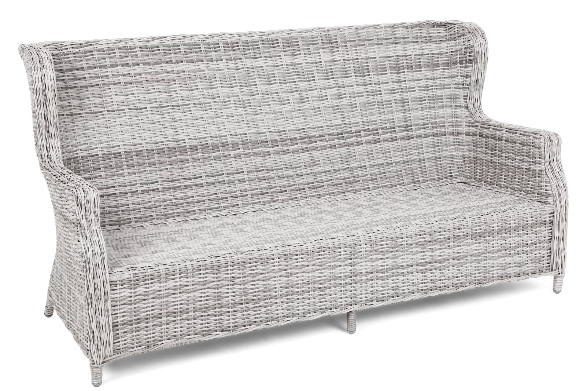 Meble ogrodowe technorattanowe Memfis Light Grey / Grey Melange