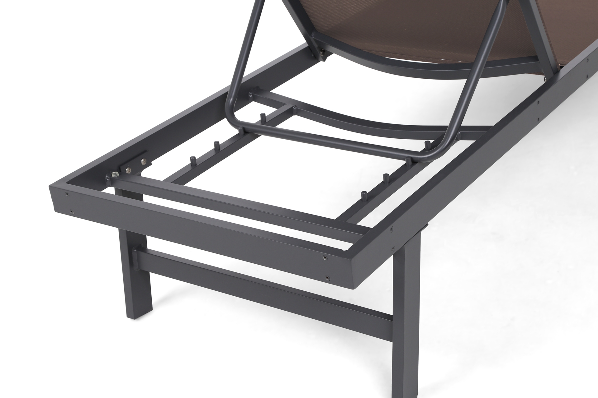 Narożnik ogrodowy aluminiowy Porto Grey / Taupe