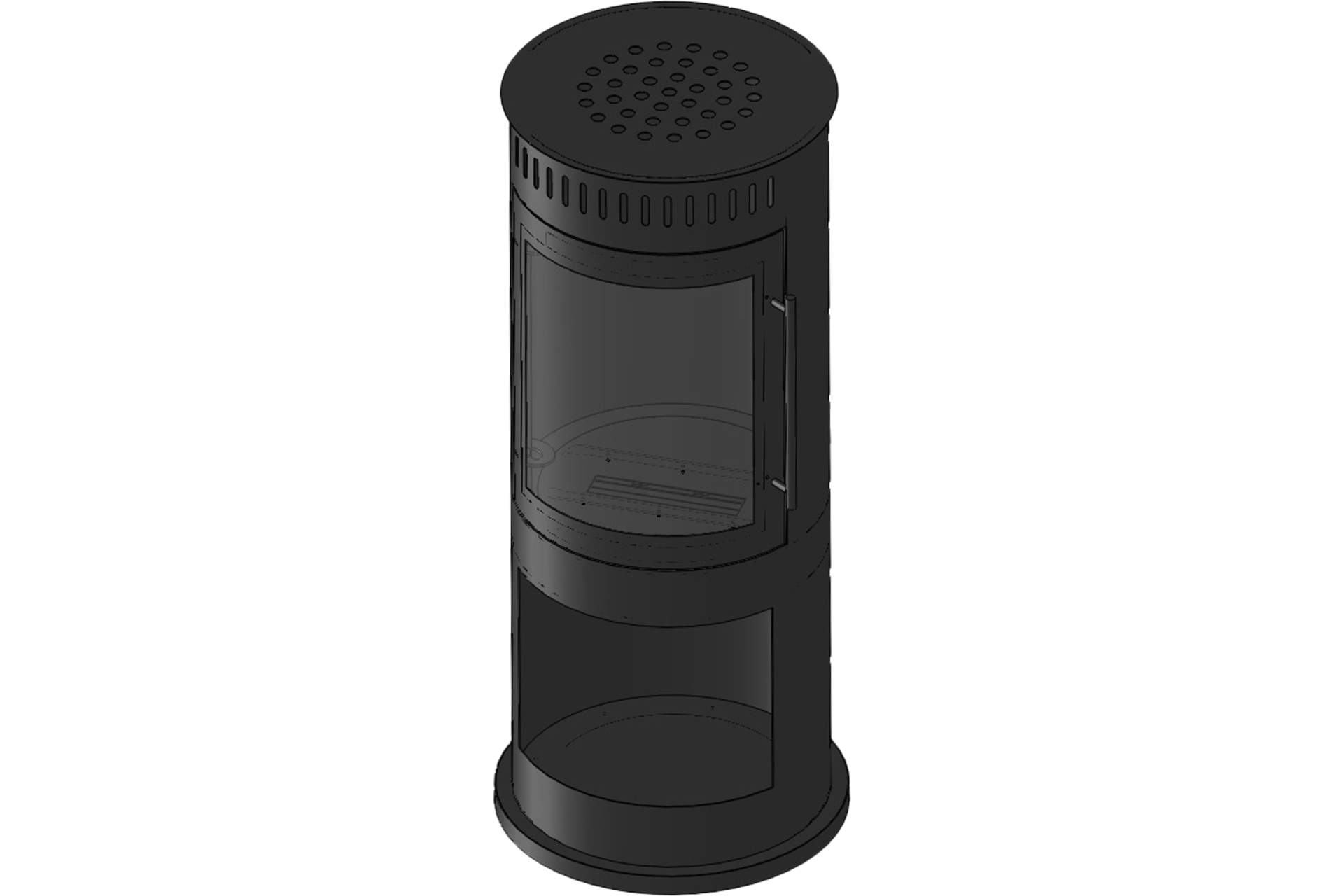 Biokominek na taras Infire Incoza 4 czarny Biokominek Infire Incoza 4 czarny