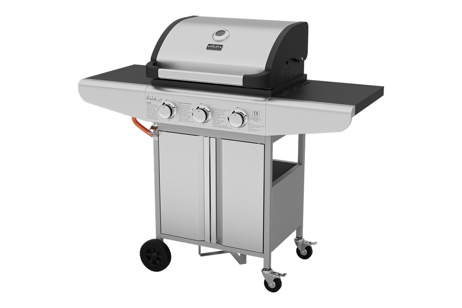 Grill gazowy Köler Relish V1 Compact Silver