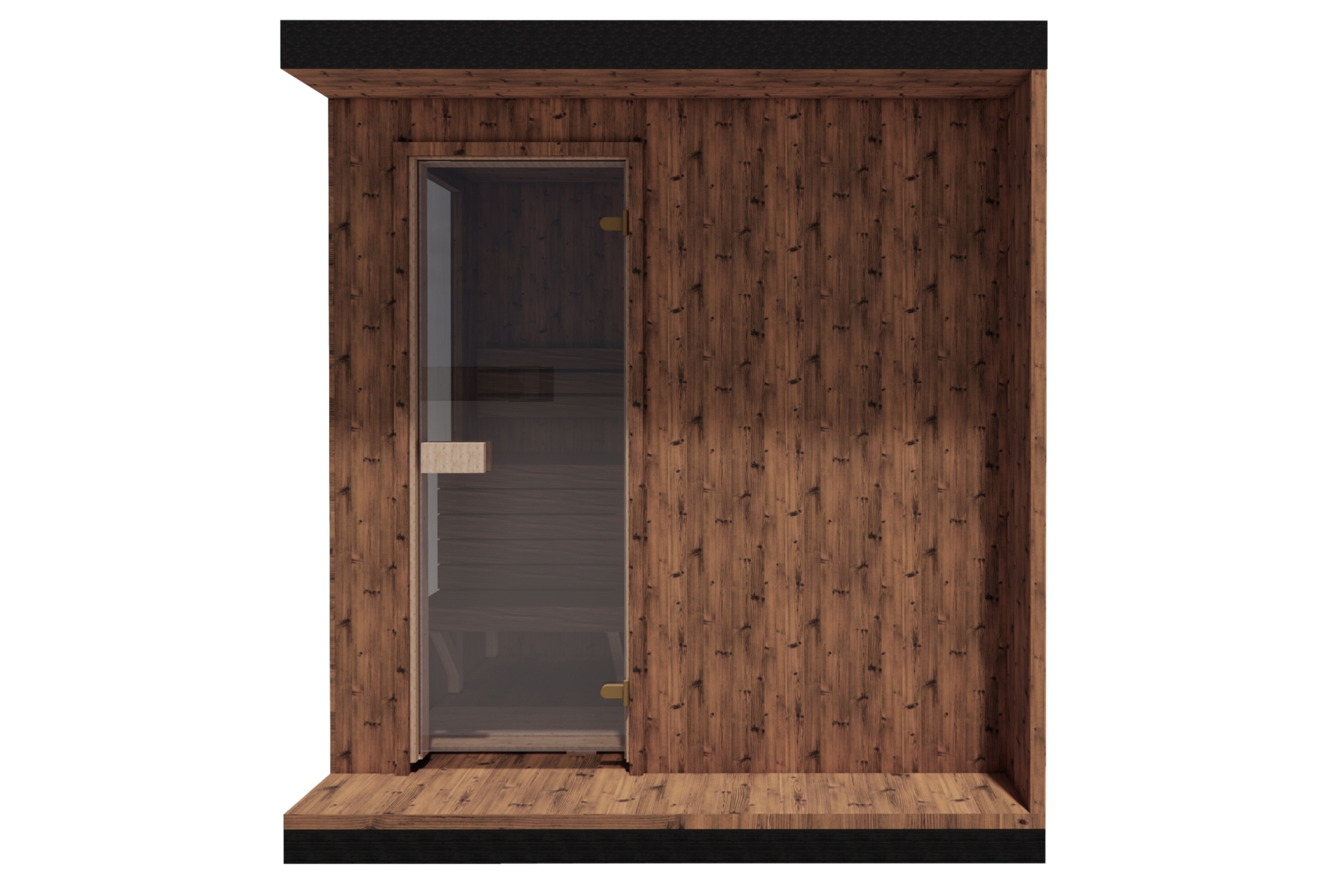 Sauna fińska zewnętrzna TerModula Mini 170 x 210 cm