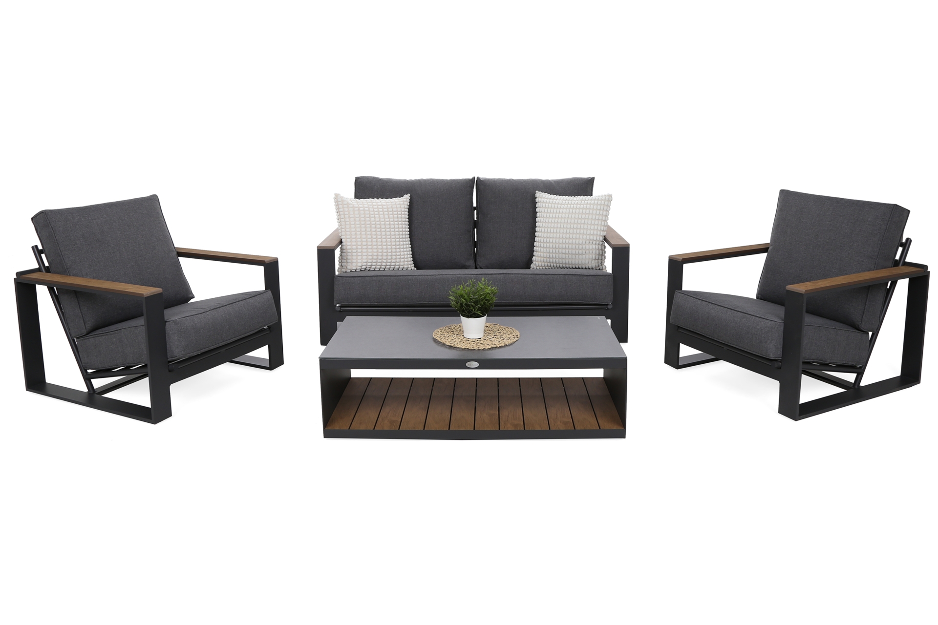Meble ogrodowe aluminiowe San Marco Grey / Grey Melange
