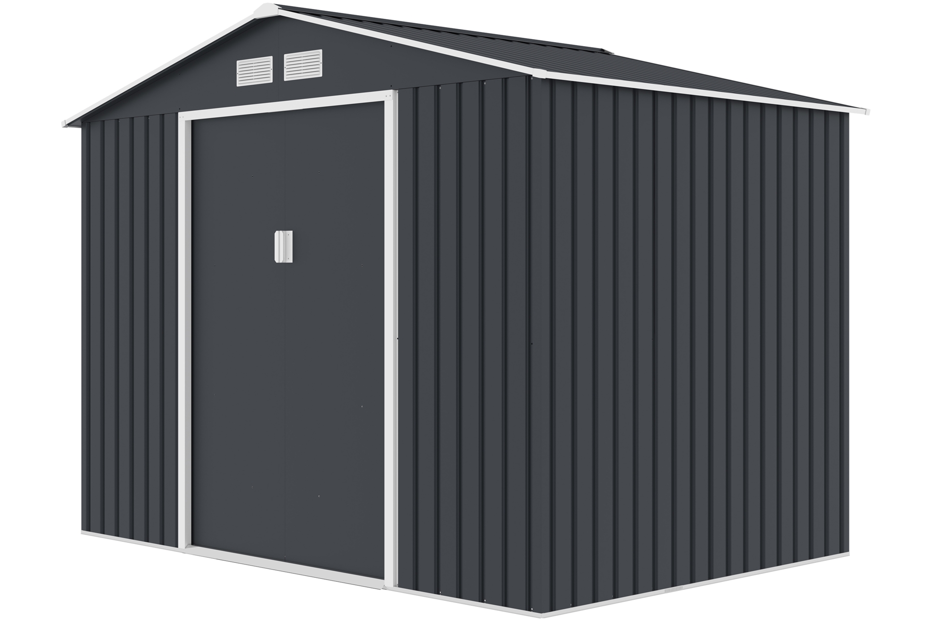 Domek narzędziowy szary Oslo 277 x 191 cm Domek narzędziowy Oslo 277 x 191 cm Grey