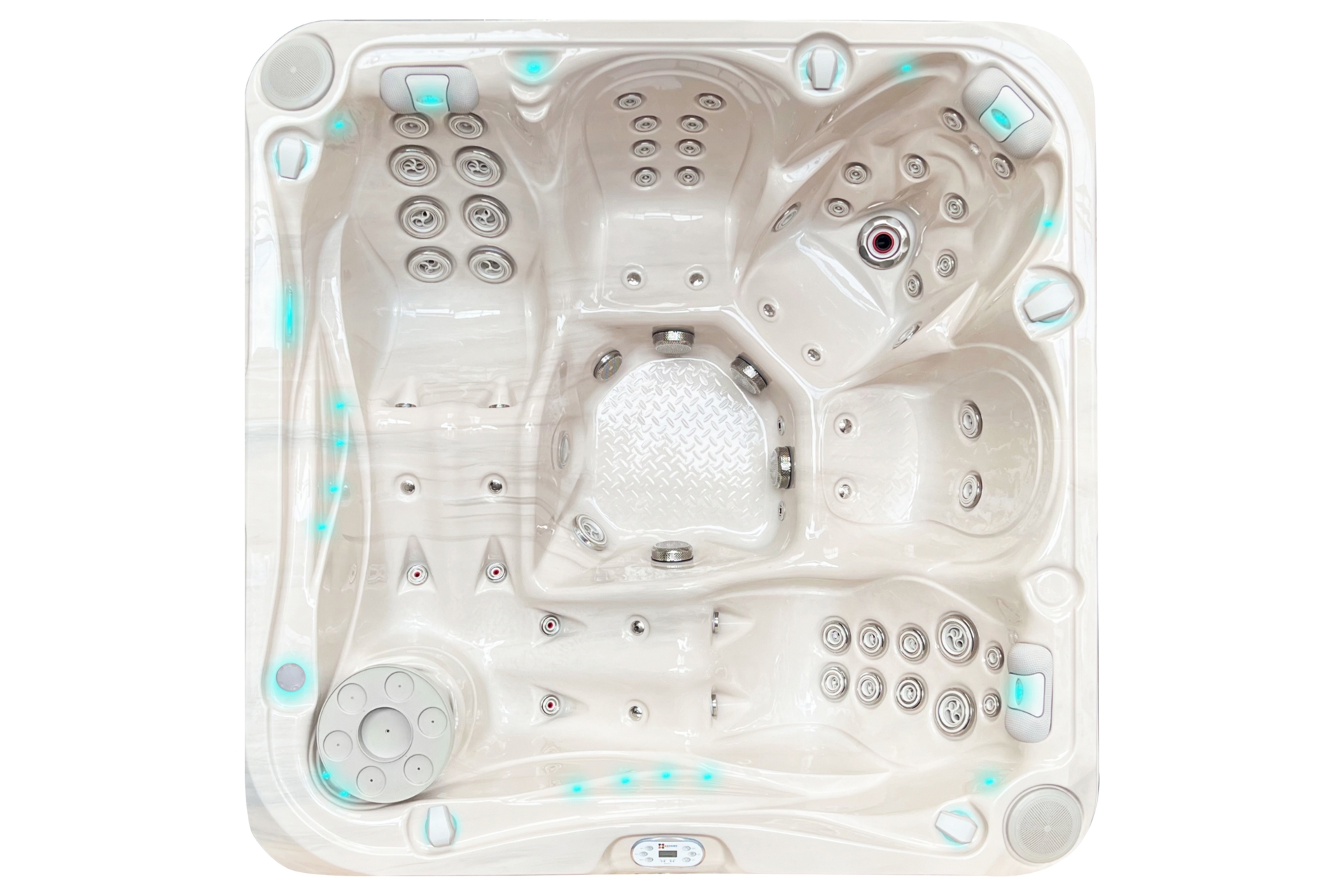 Wanna ogrodowa z hydromasażem Aquess Delight 5202 5-osobowa