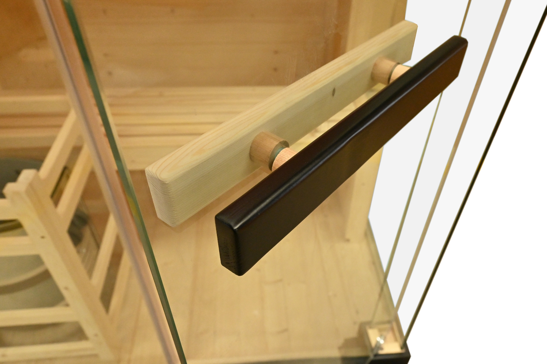 Sauna fińska narożna Nordum Basic P 2-osobowa czarna