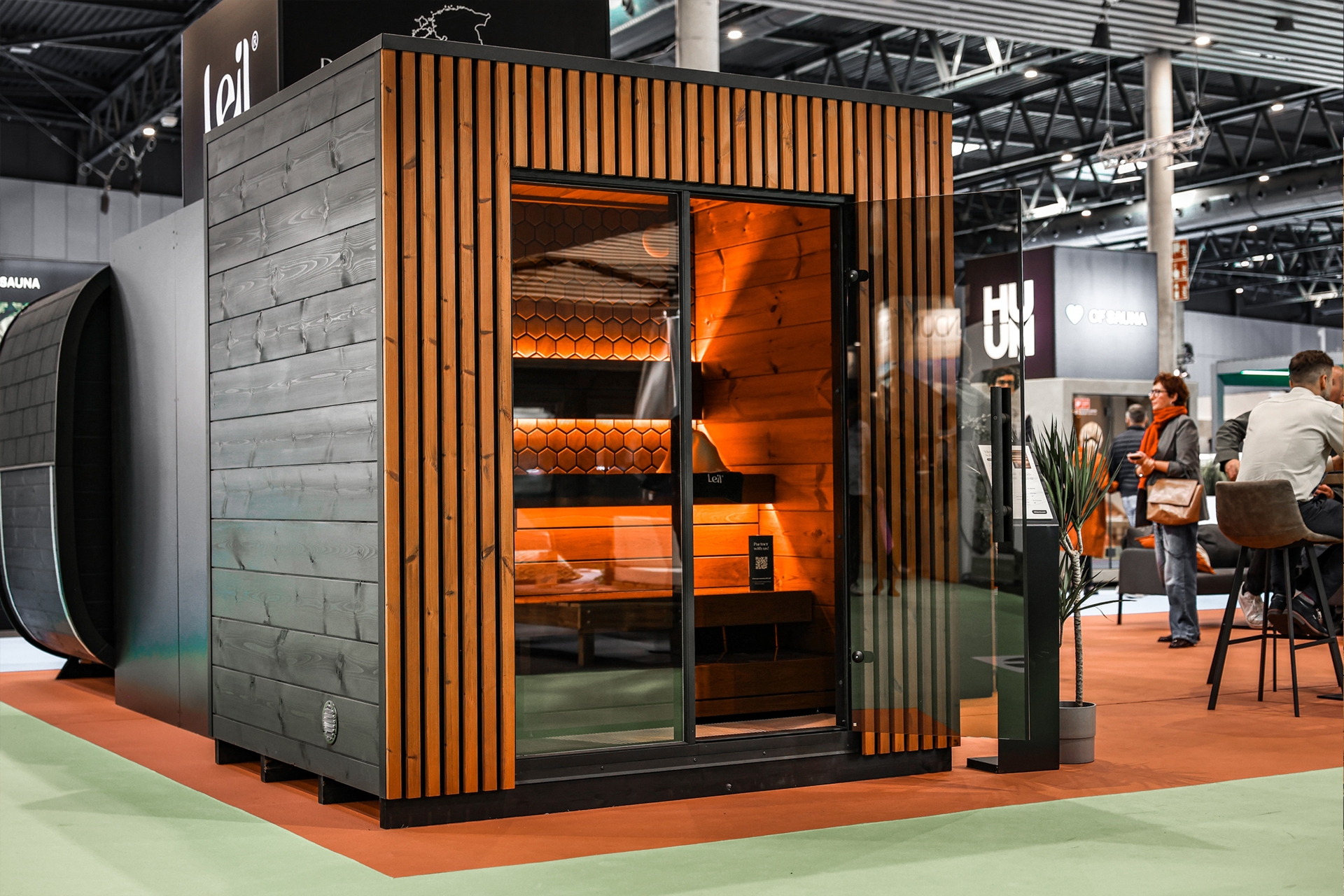 Sauna fińska zewnętrzna Leil® Saunas Viva 210 3-osobowa