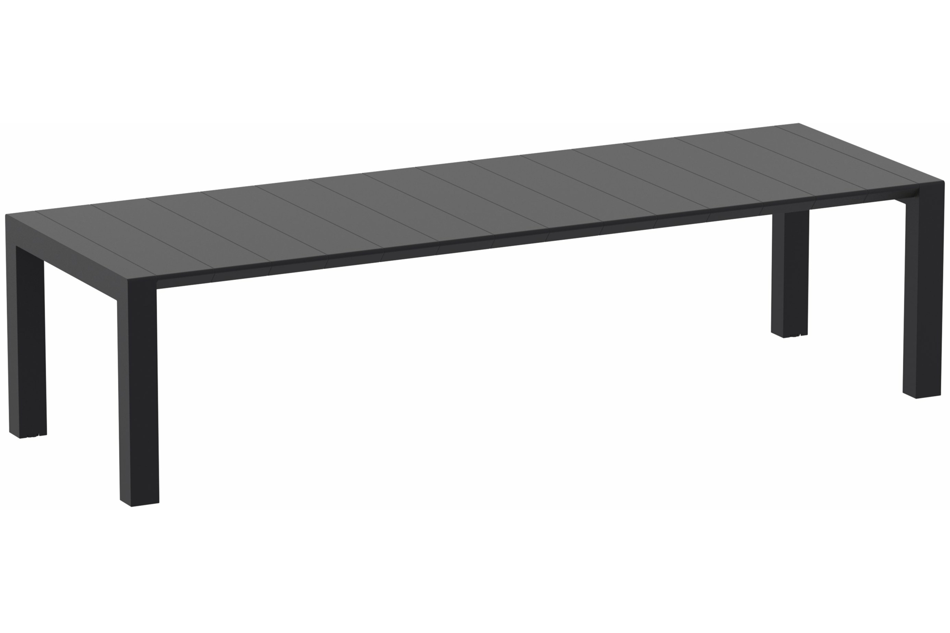 Stół Siesta Vegas 260+40 cm Black