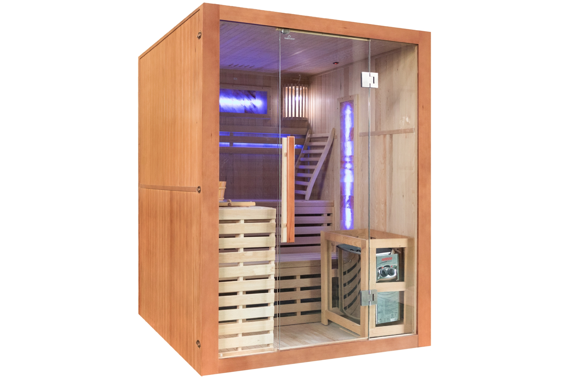 Sauna fińska Nordum Solea R 3-osobowa brązowa