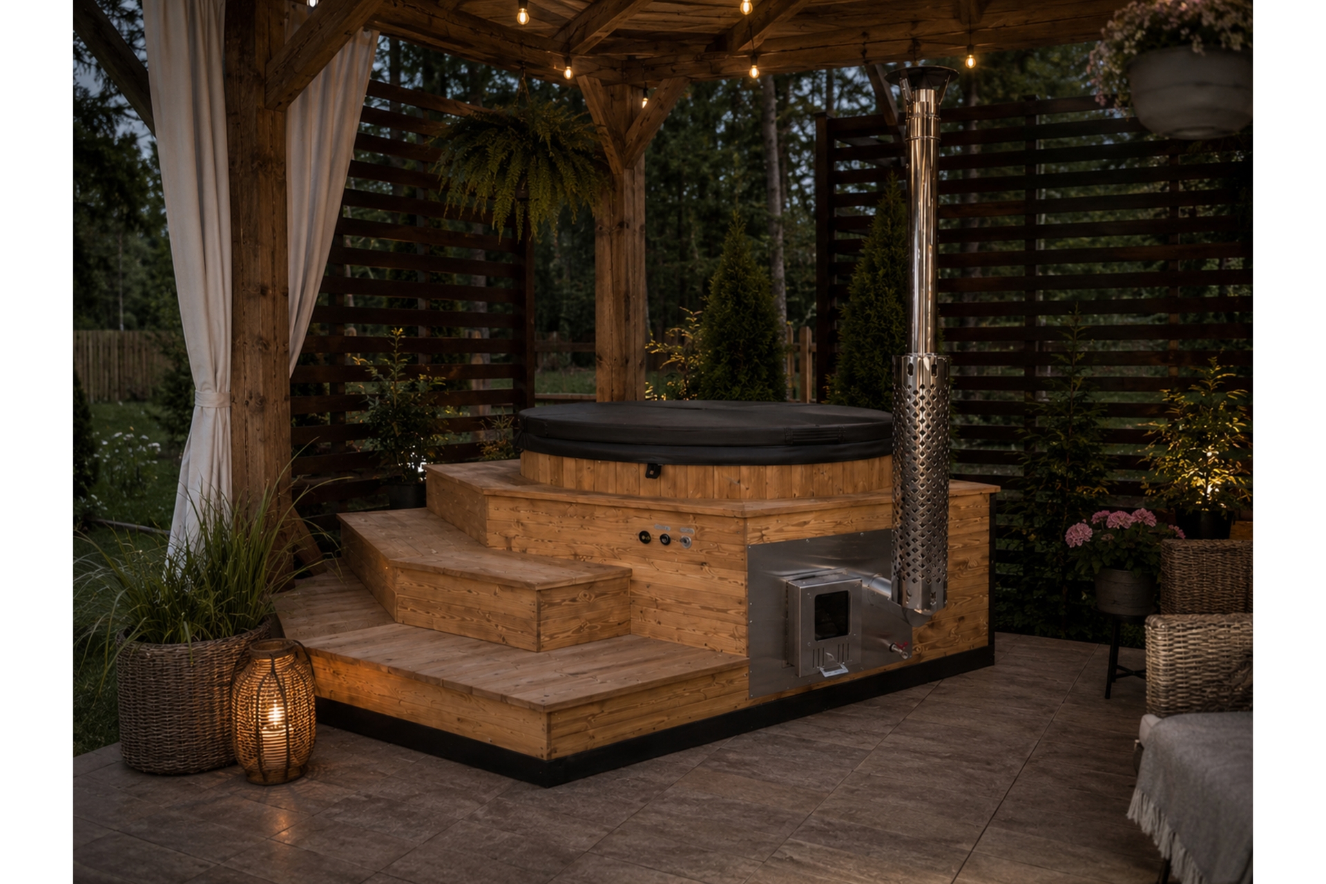 Balia ogrodowa Hobbit Lux Hot Tub 313 x 210 cm