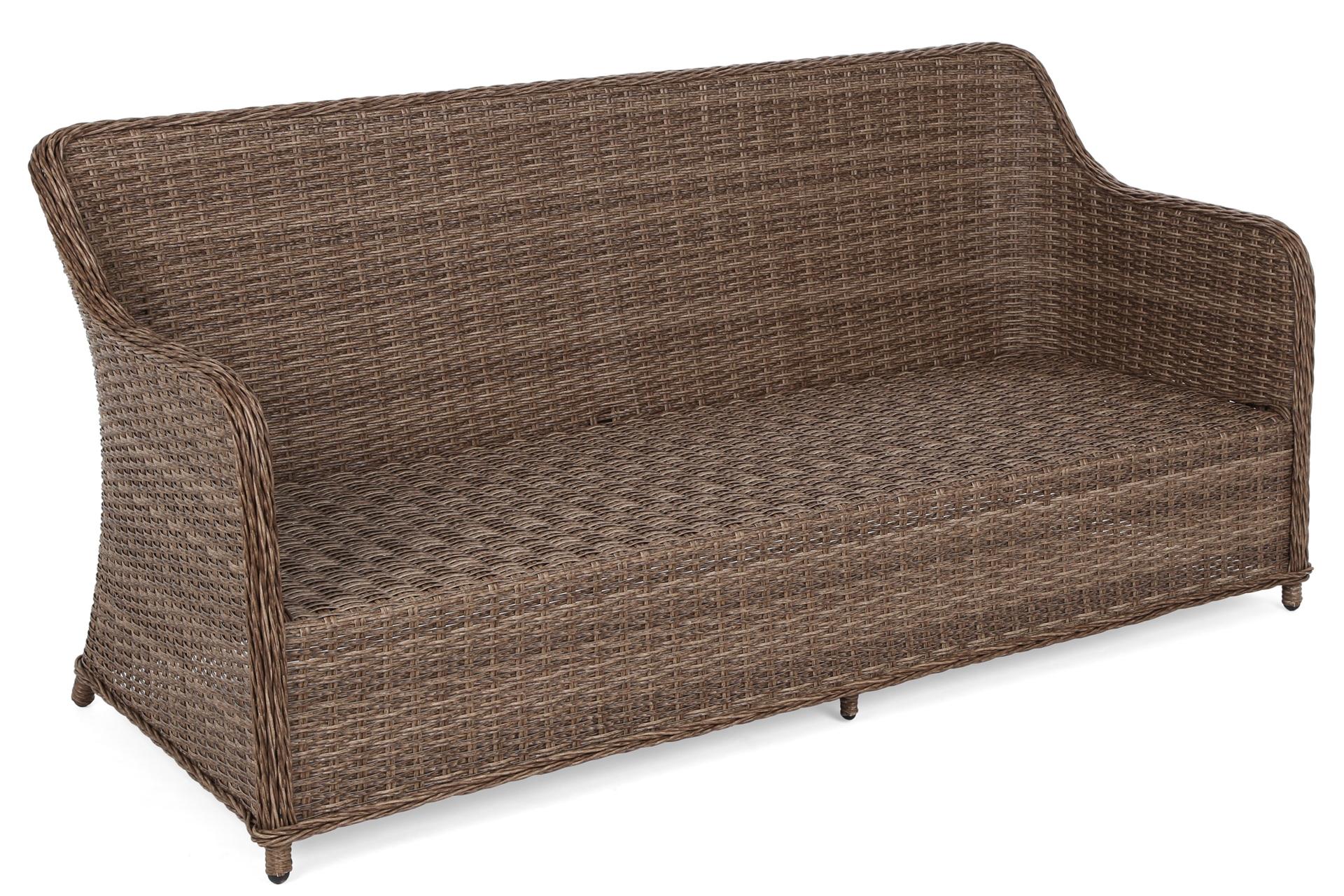 Meble ogrodowe technorattanowe Bergamo Elegant Ginger / Brown Melange - dla 7 osób Meble ogrodowe technorattanowe Bergamo Elegant Ginger / Brown Melange