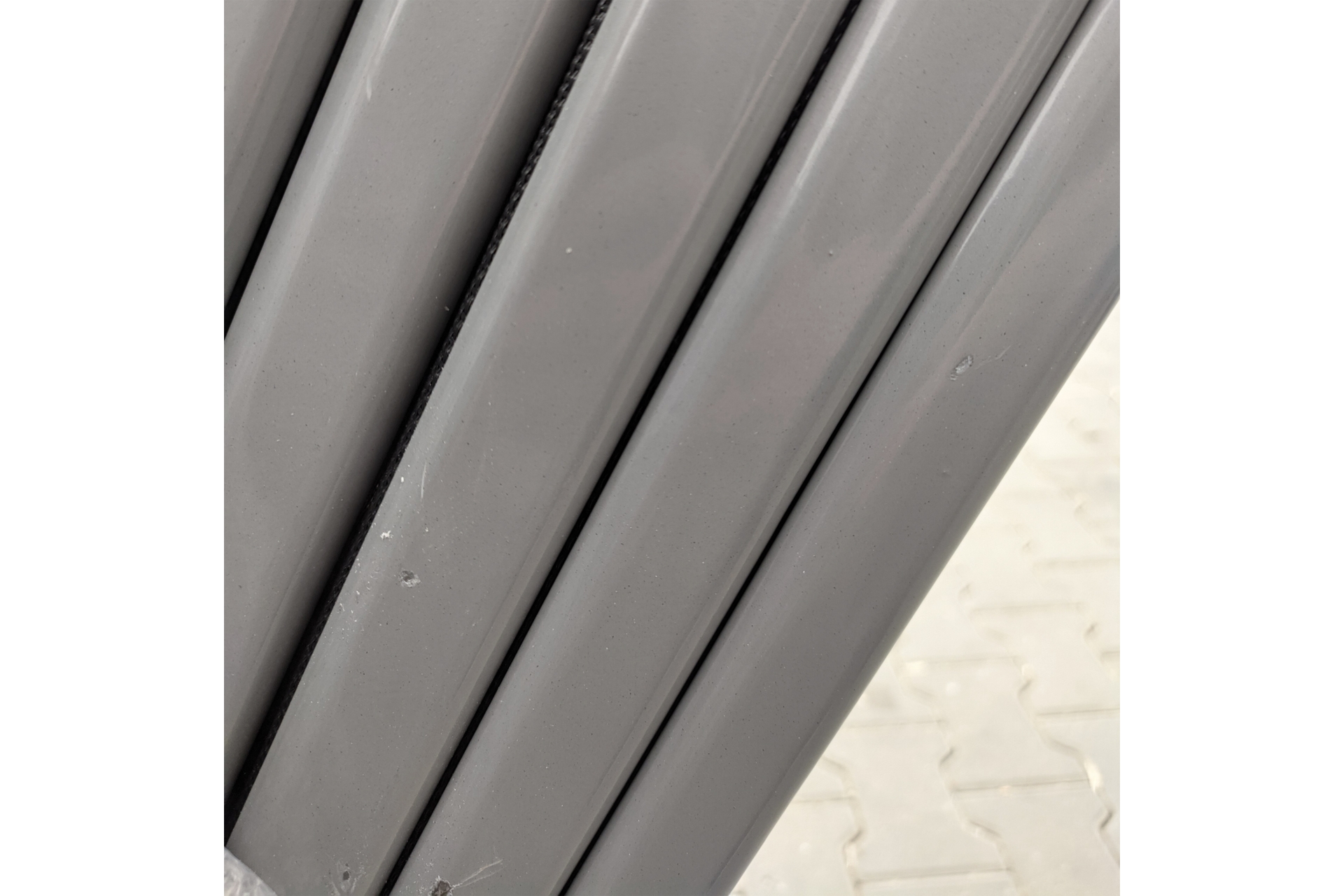 Krzesło metalowe ogrodowe Sevilla Silver / Black II. gatunek