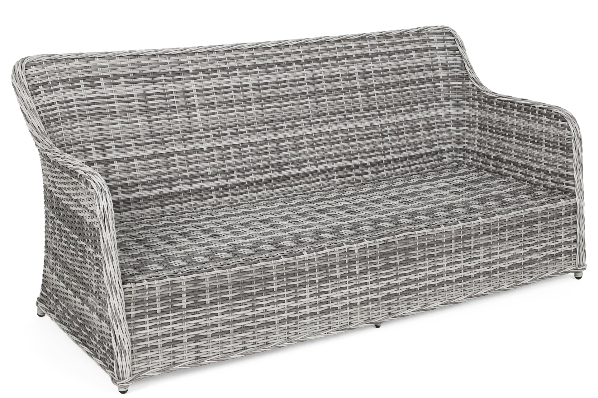 Meble ogrodowe technorattanowe Bergamo Light Grey / Grey Melange