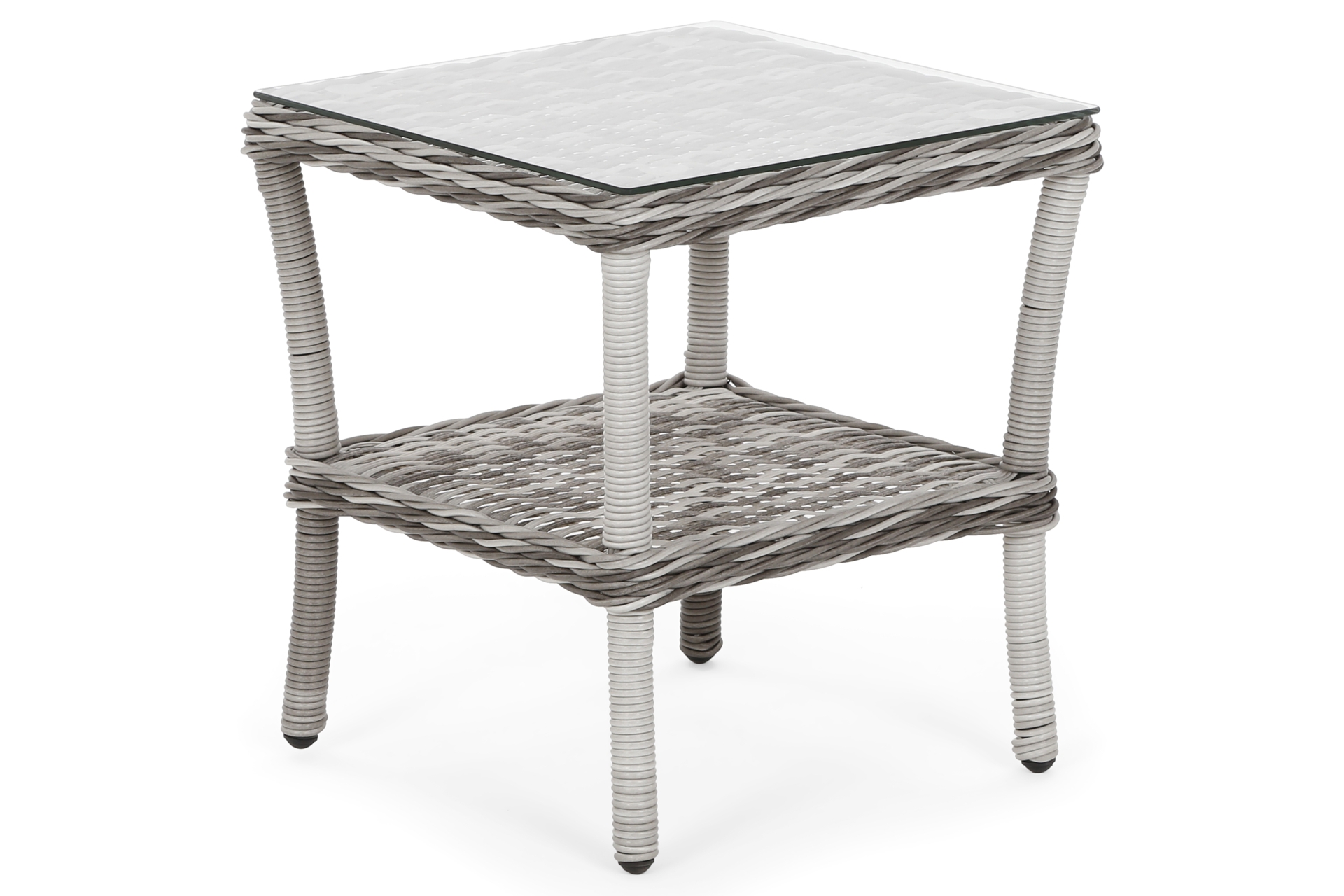 Meble ogrodowe technorattanowe Sofia jasnoszare dwuosobowe Meble ogrodowe technorattanowe Sofia Light Grey / Grey Melange