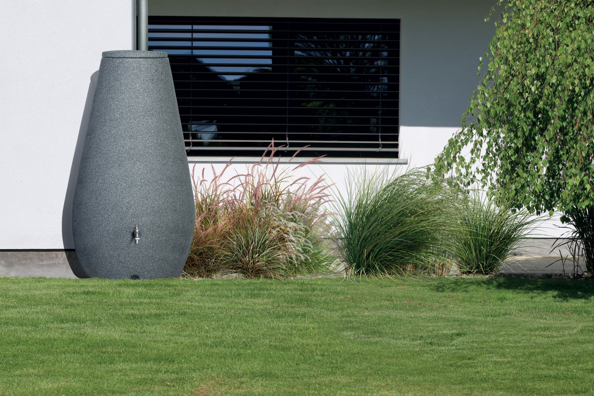 Zbiornik na deszczówkę MPI Drop 410 l antracytowy