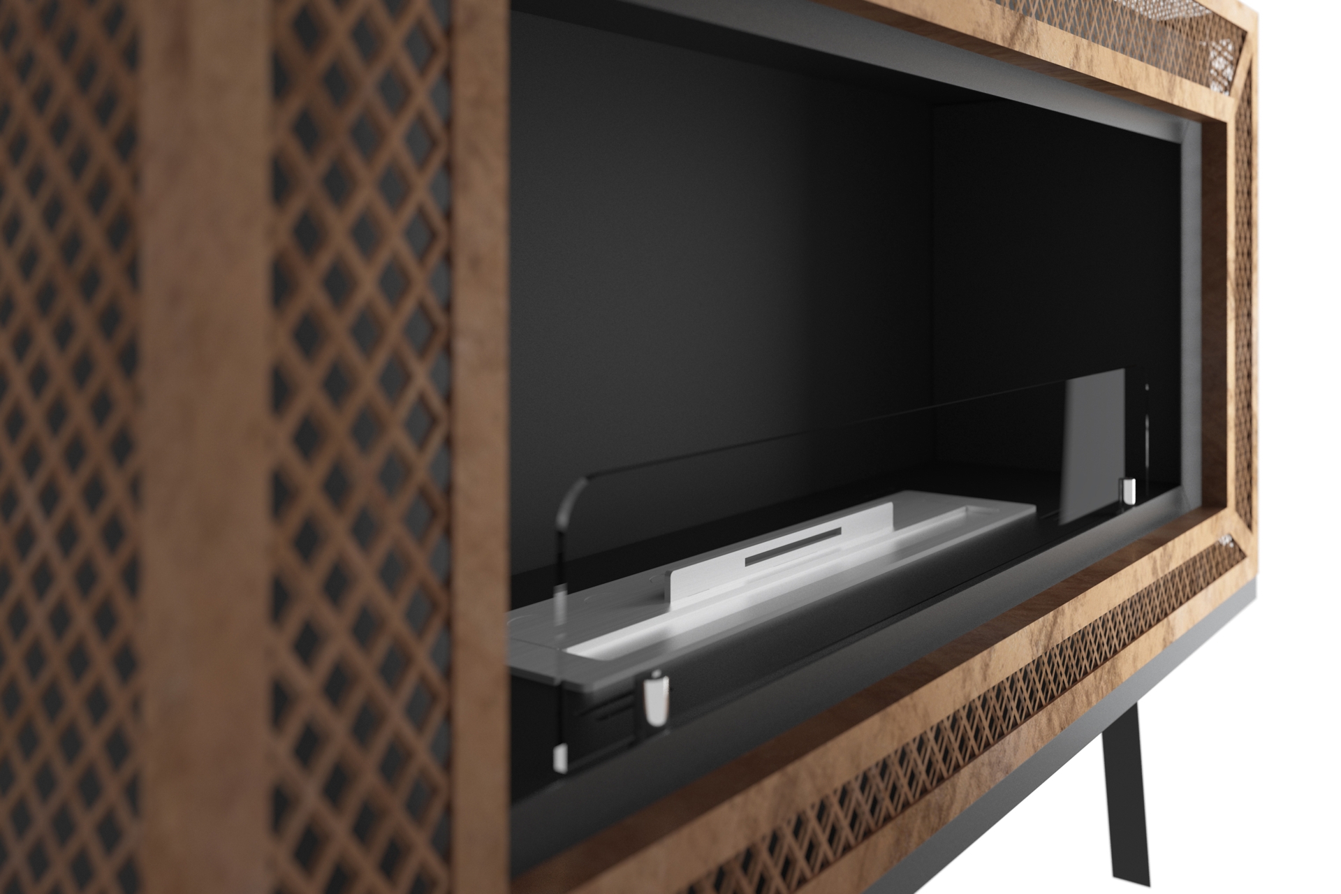 Biokominek prostokątny Infire Industrial Biokominek Infire Industrial