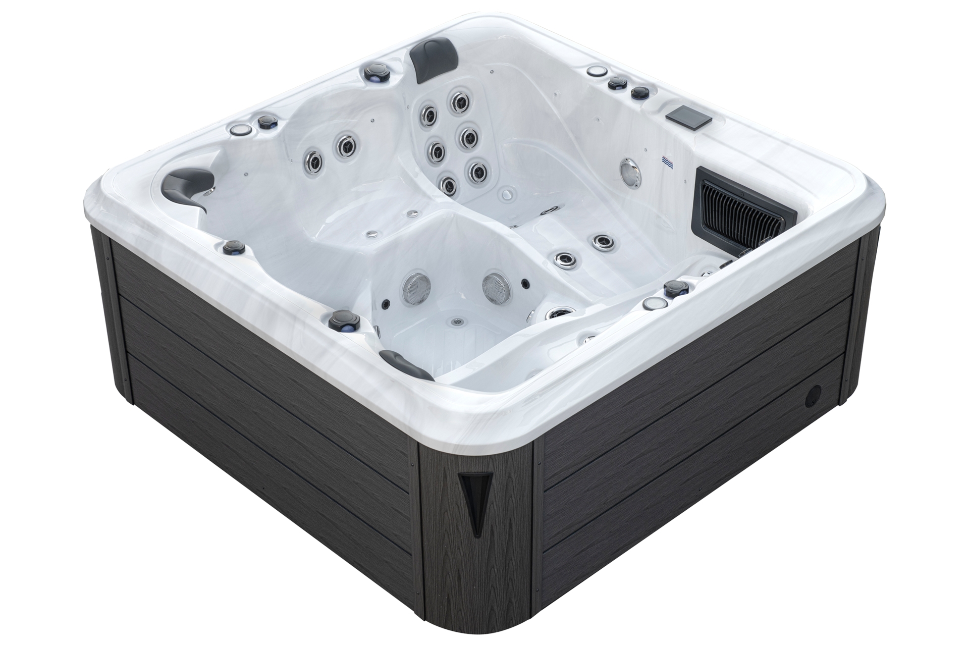 Wanna ogrodowa z hydromasażem Aquess Nevara 5752 3-osobowa