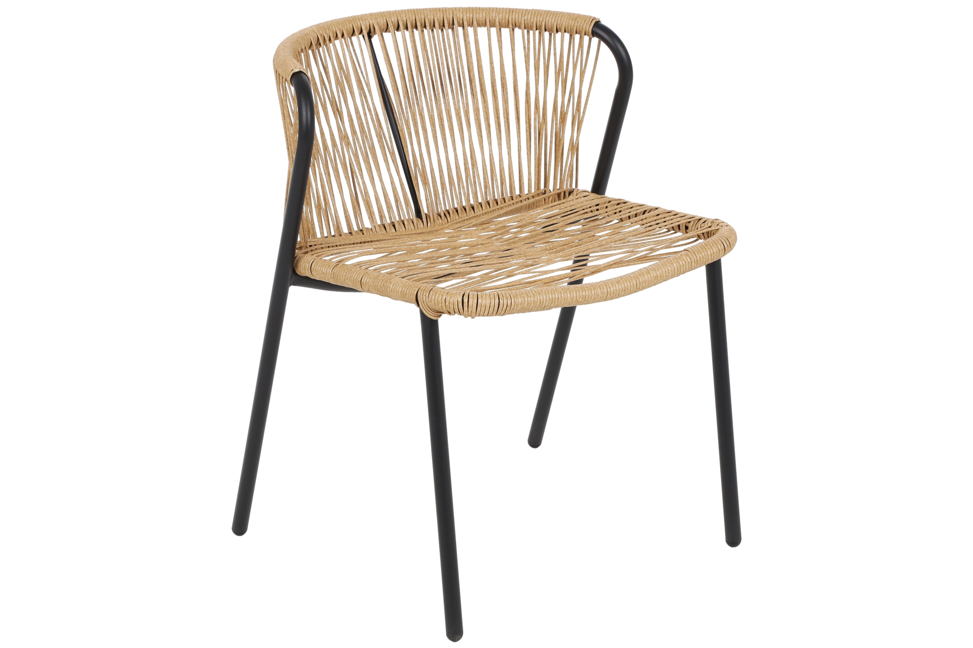 Meble balkonowe technorattanowe Fiuggi Black / Beige