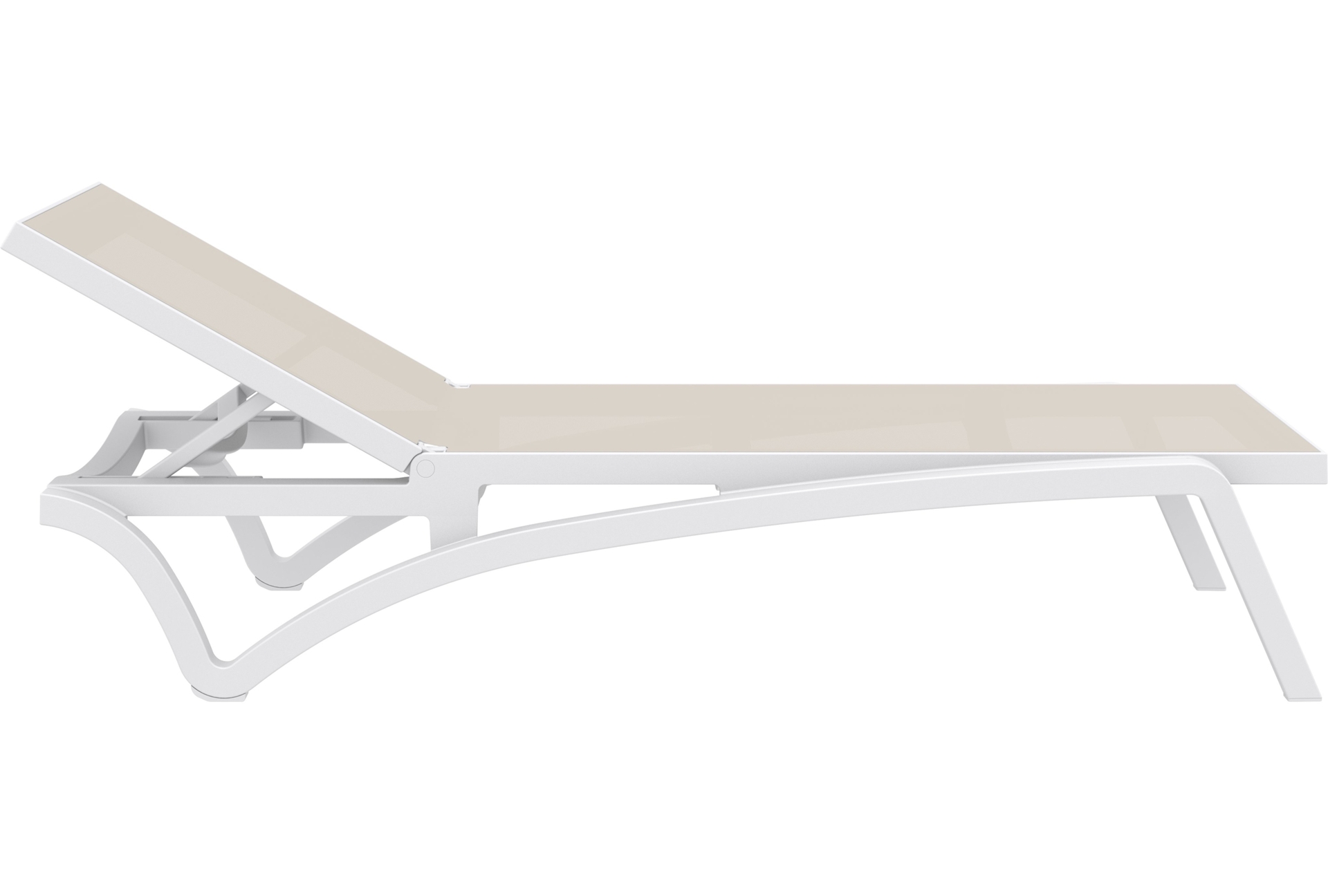 Leżak ogrodowy Siesta Pacific White / Taupe