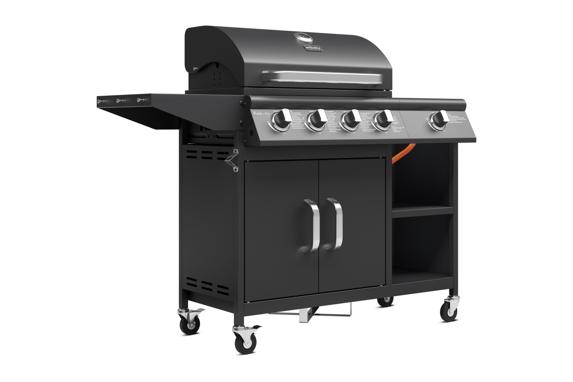 Grill gazowy Köler Relish V3 - czarny - 16 kW Grill gazowy Köler Relish V3 Black