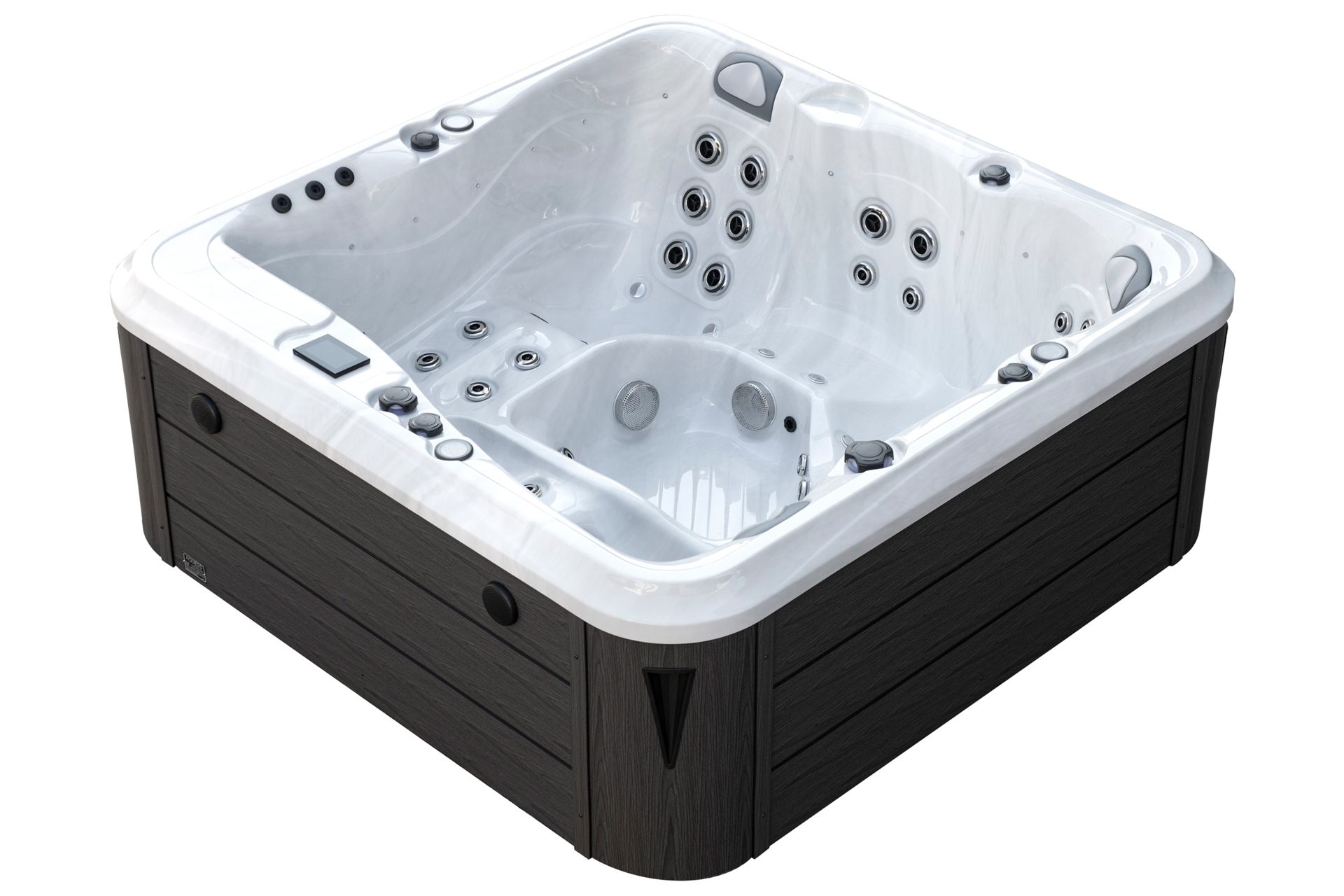 Wanna ogrodowa z hydromasażem Aquess Nevara 3752 5-osobowa