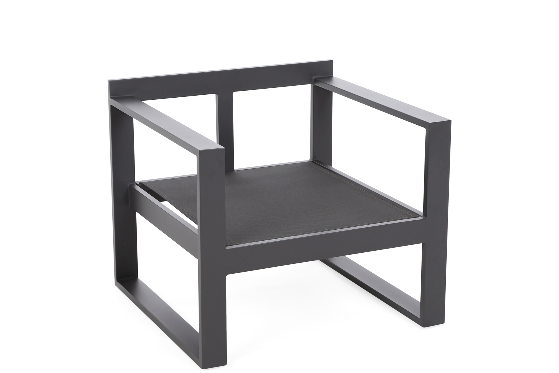 Narożne meble ogrodowe aluminiowe Neapol Comfort Grey / Grey Melange