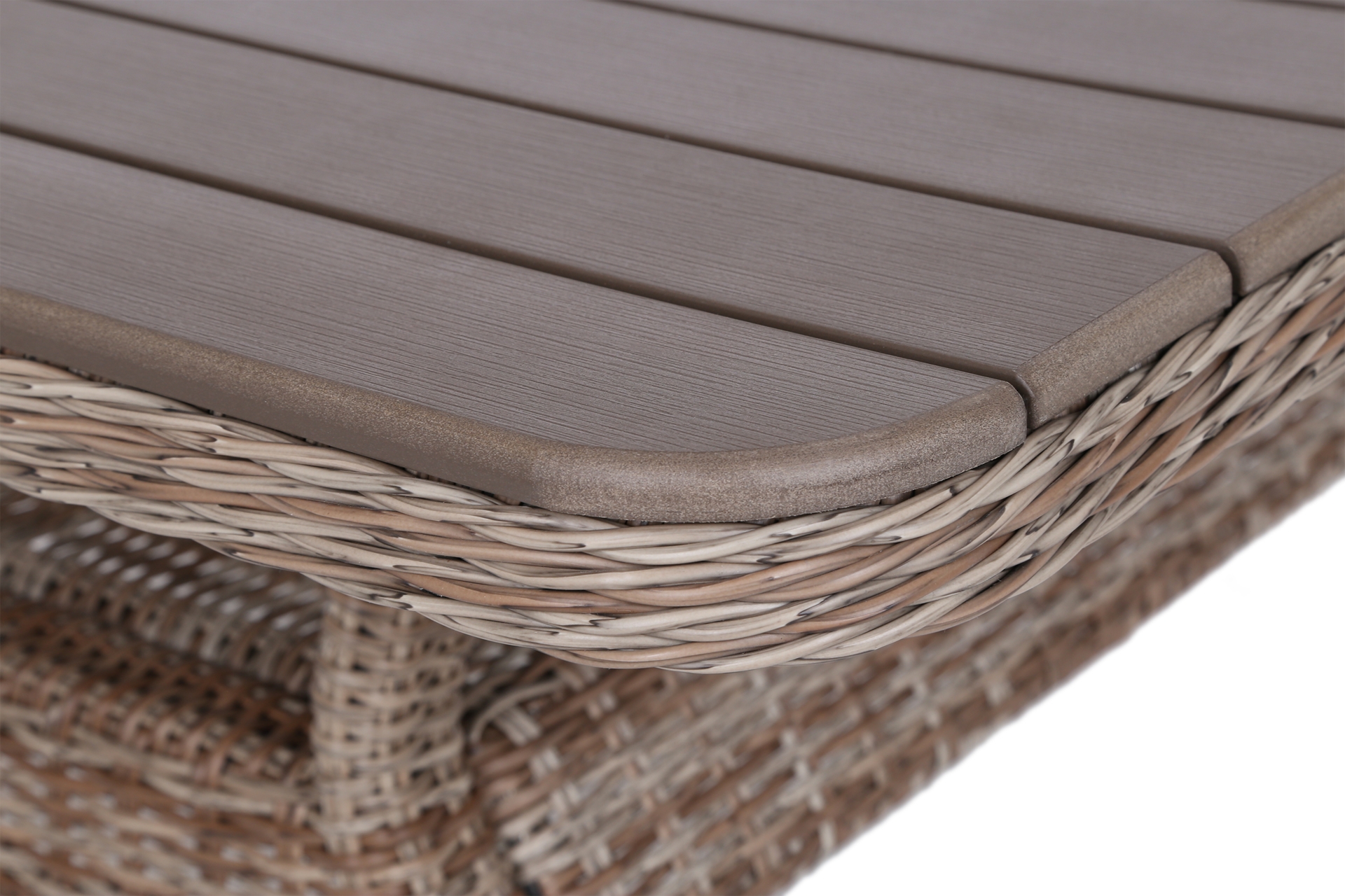 Narożne meble ogrodowe technorattanowe Windsor Ginger / Brown Melange