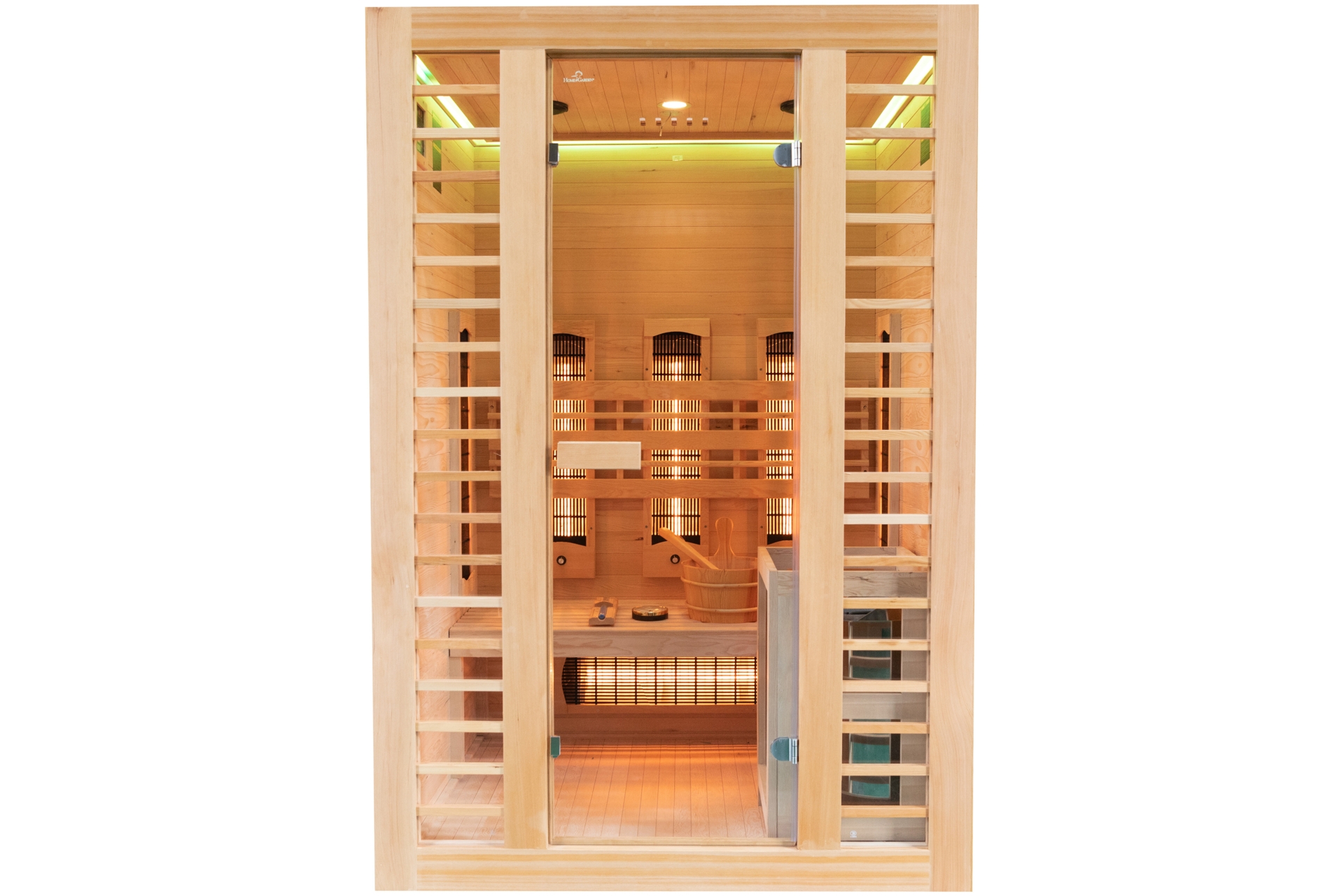 Sauna hybrydowa Nordum Combi 2-osobowa naturalna