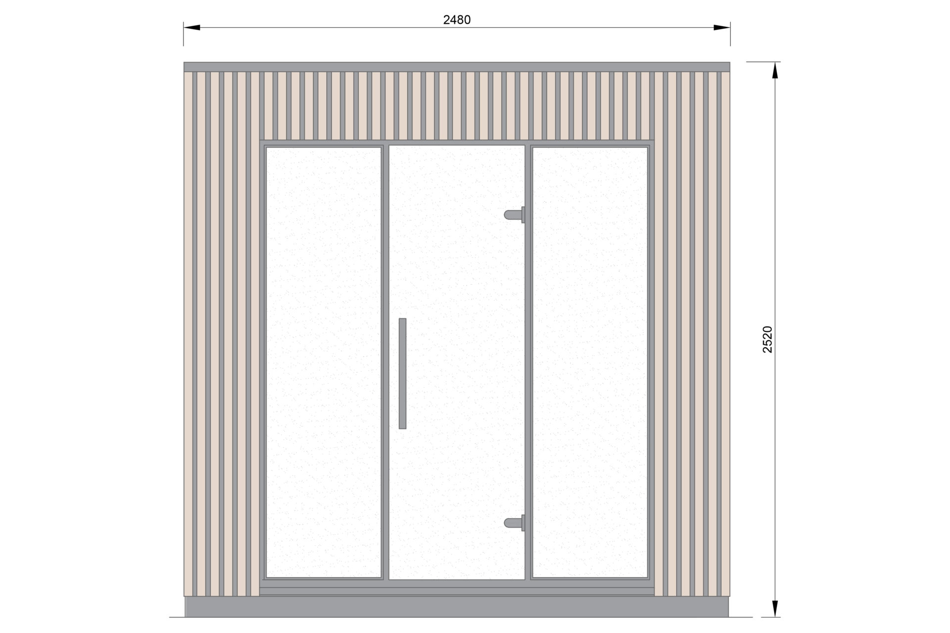 Sauna fińska zewnętrzna Leil® Saunas Viva 250 4-osobowa