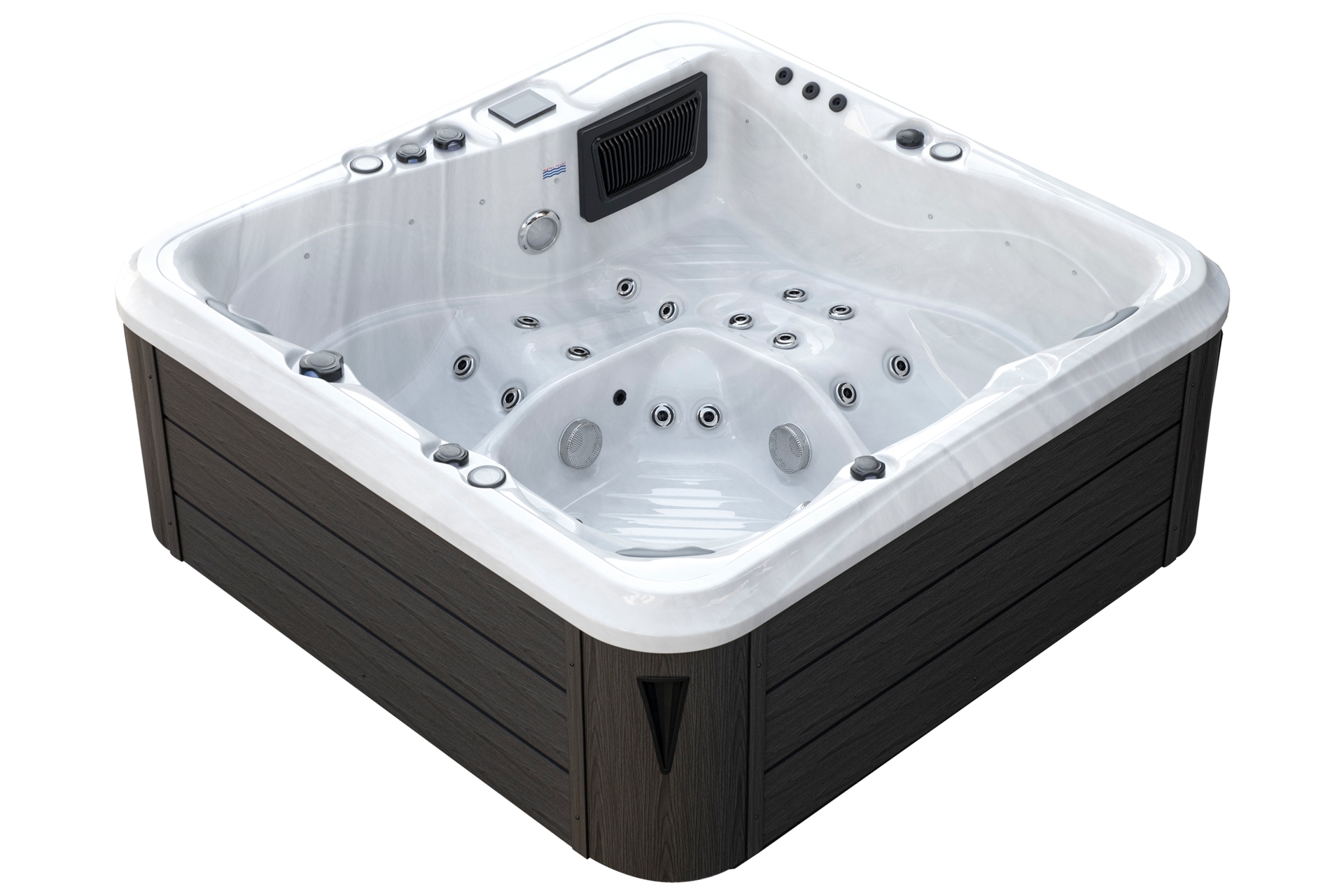 Wanna ogrodowa z hydromasażem Aquess Nevara 3752 5-osobowa