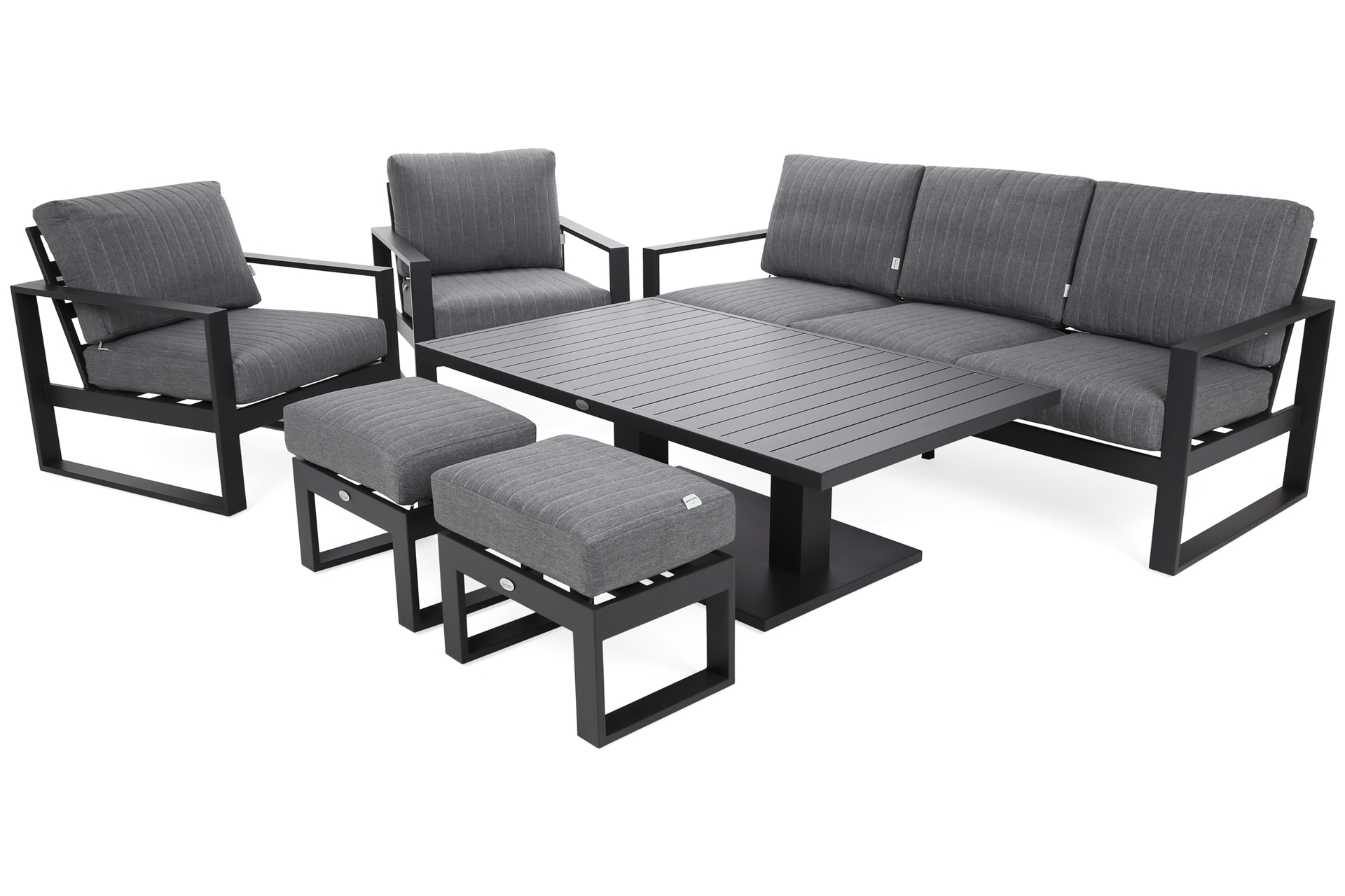 Meble ogrodowe aluminiowe Sorrento Grey / Grey Melange