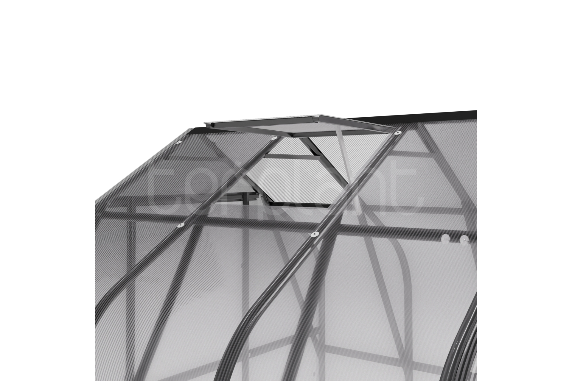 Szklarnia ogrodowa z poliwęglanu Terplant Pro 2,5x6 m