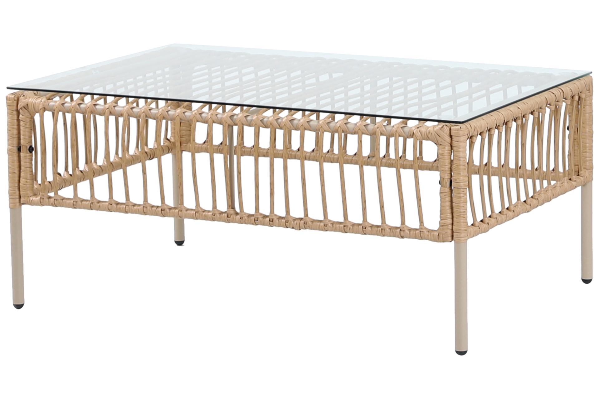 Meble ogrodowe technorattanowe Sycylia Beige / Beige