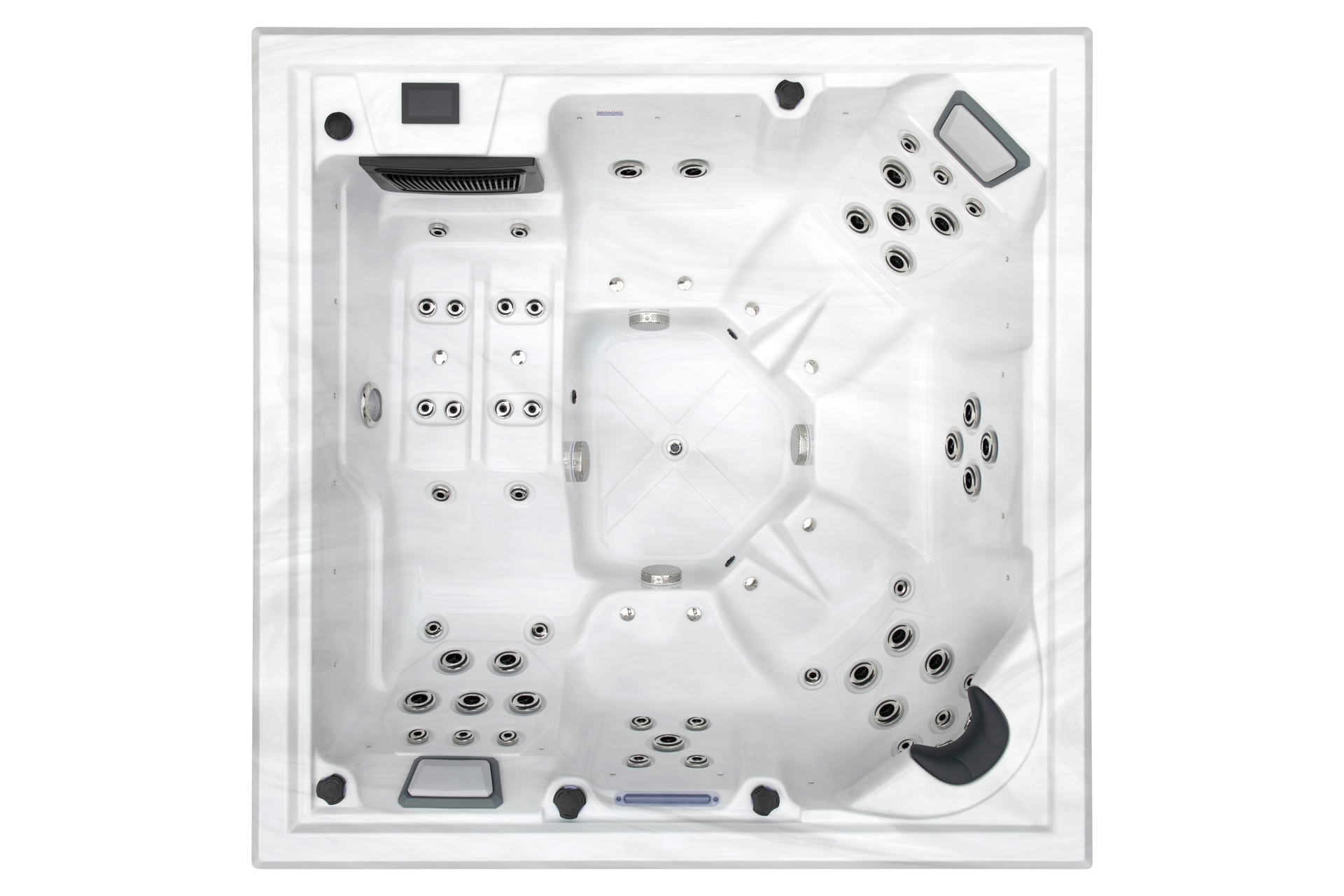 Wanna ogrodowa z hydromasażem Aquess Lunari 5102 5-osobowa