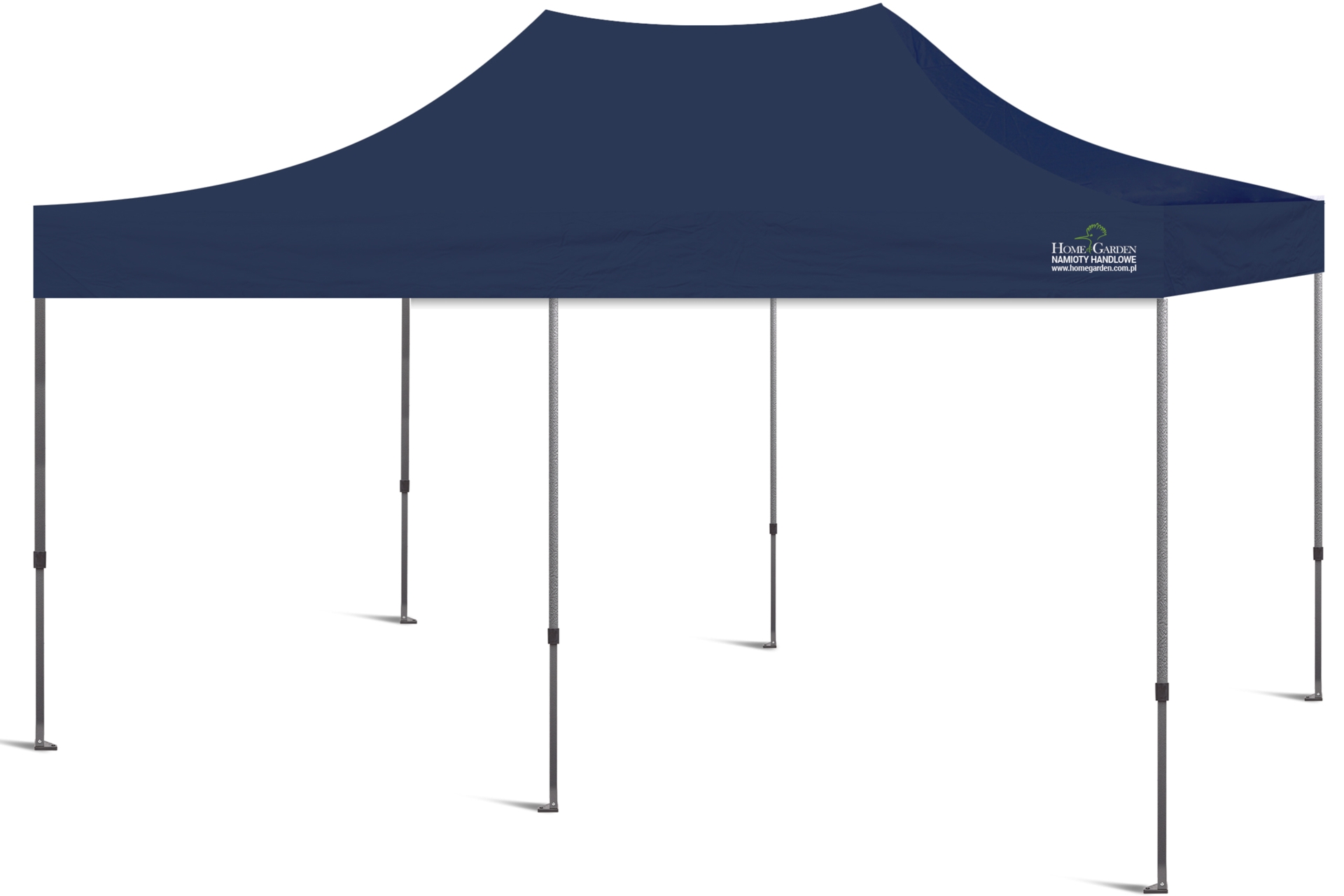 Namiot handlowy, wystawowy, cateringowy o pow. 18 m2 - fioletowy Namiot handlowy 600 x 300 cm granatowy