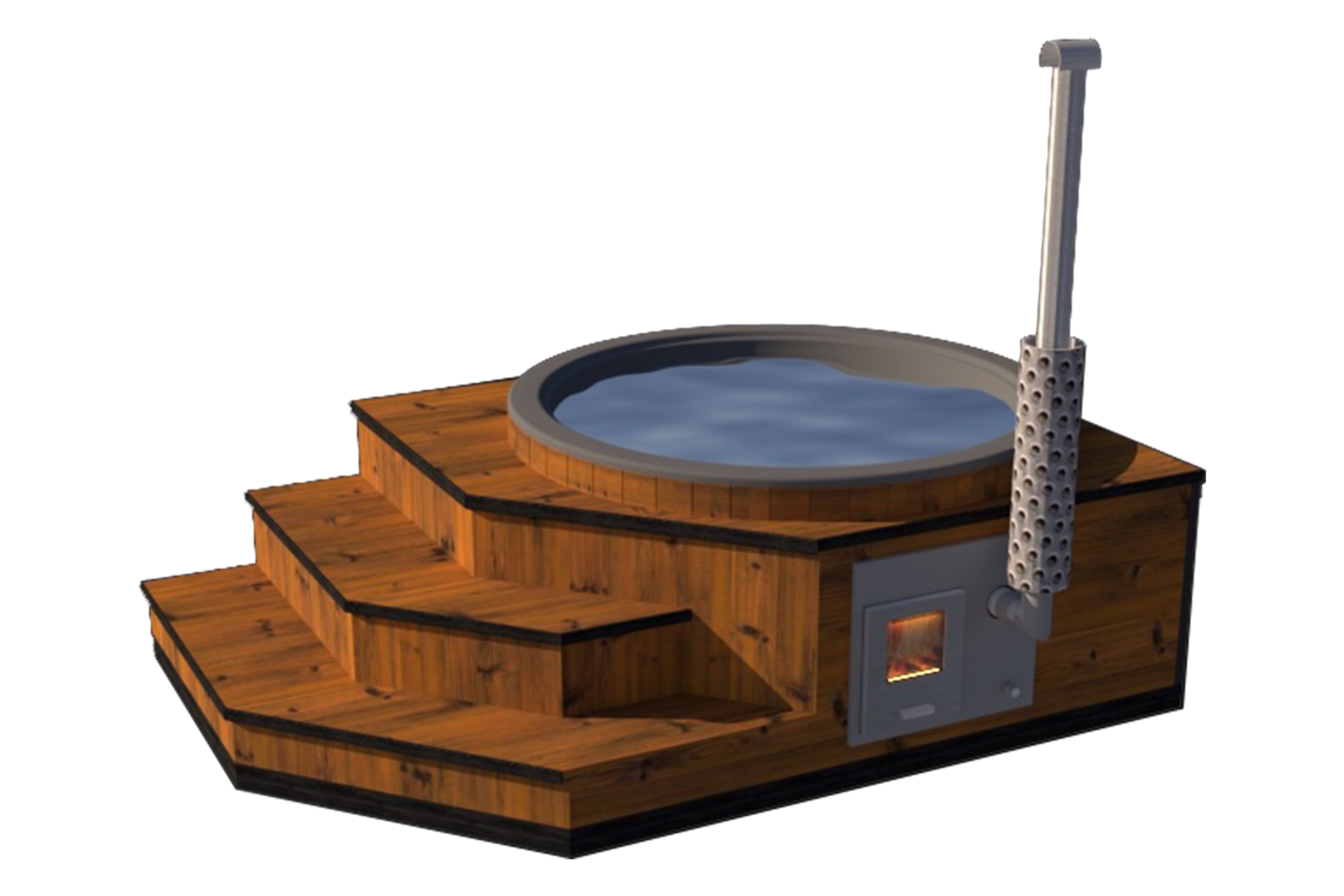 Balia ogrodowa Hobbit Lux Hot Tub 313 x 210 cm
