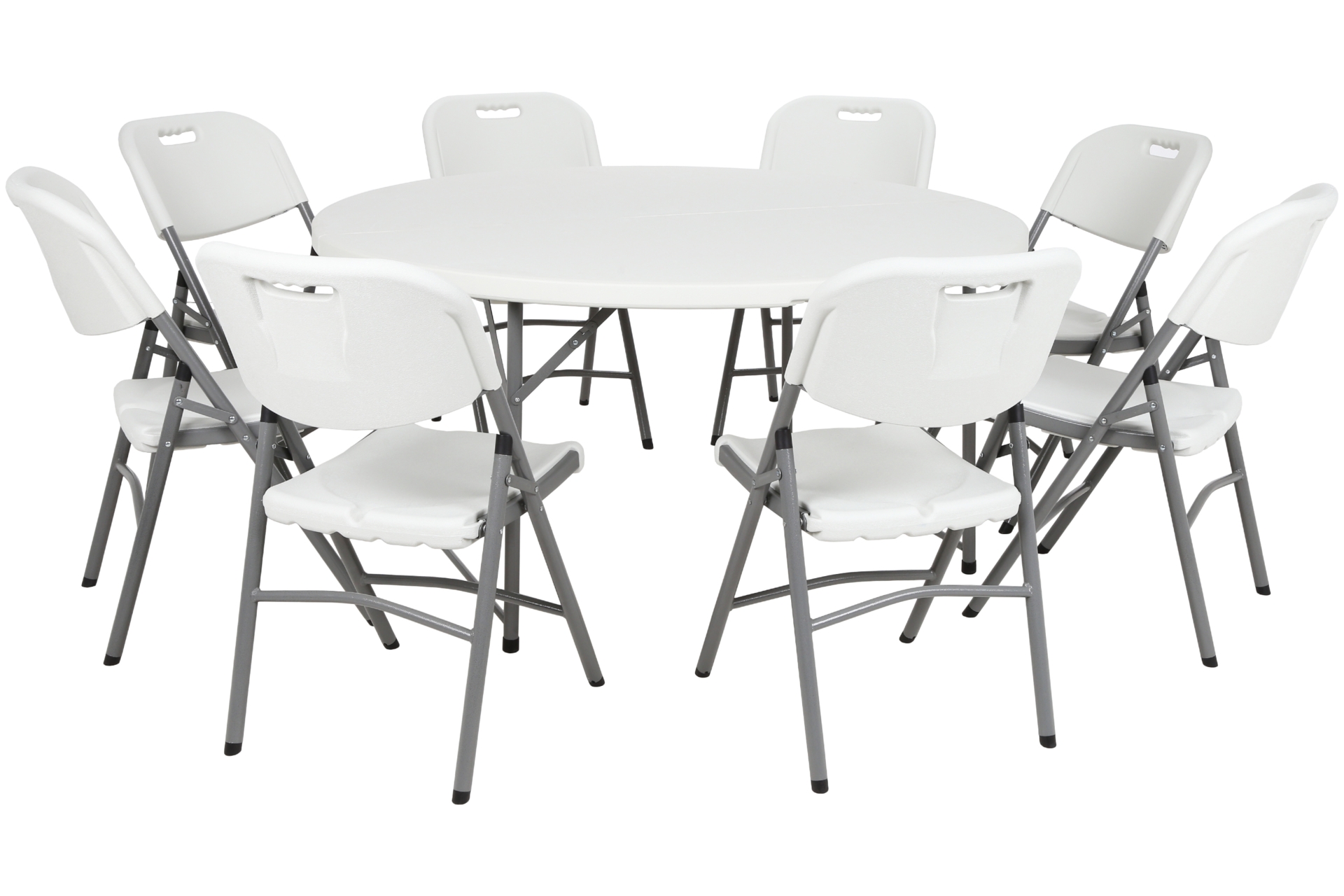 Zestaw mebli cateringowych Ø 150 cm 8+1