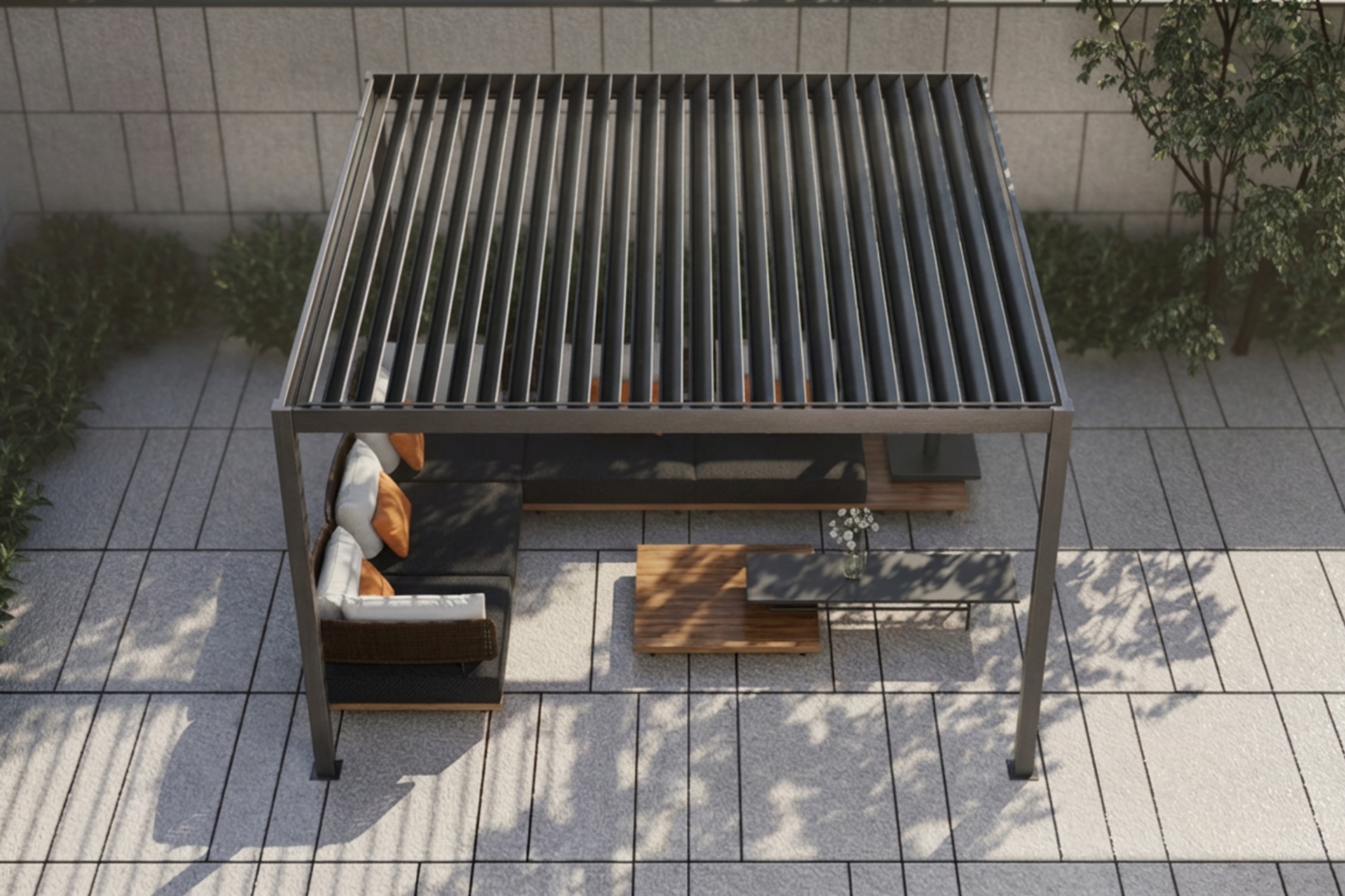 Pergola ogrodowa Schatler Modern 4x4 m