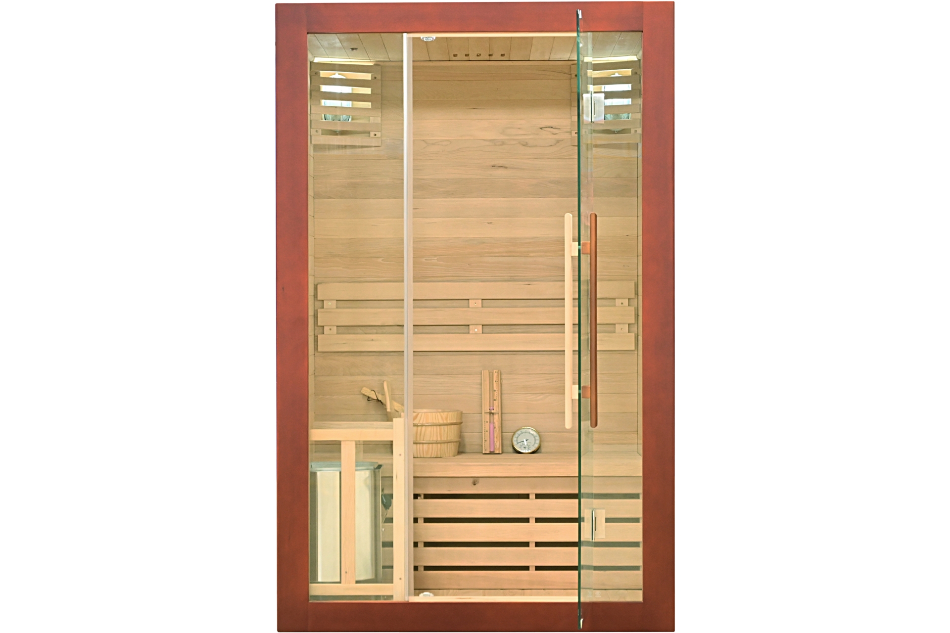 Sauna fińska Nordum Basic 2-osobowa brązowa